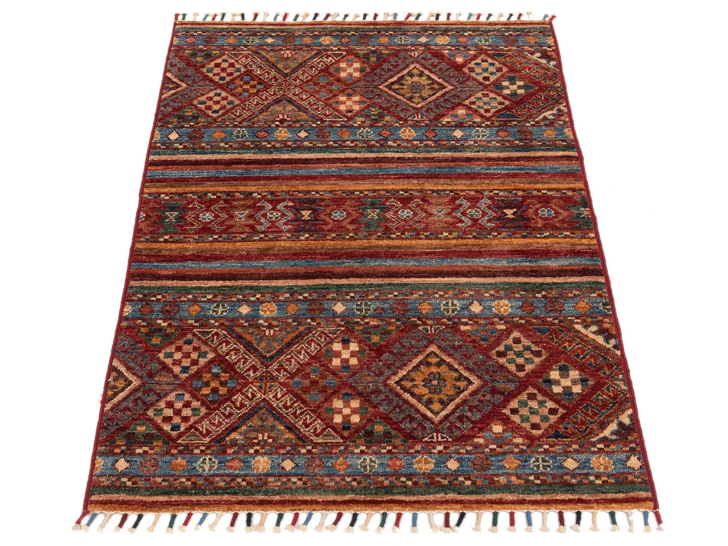 Khorjin 148794 Multi Multi 2.10x4 Hand Knotted Rug