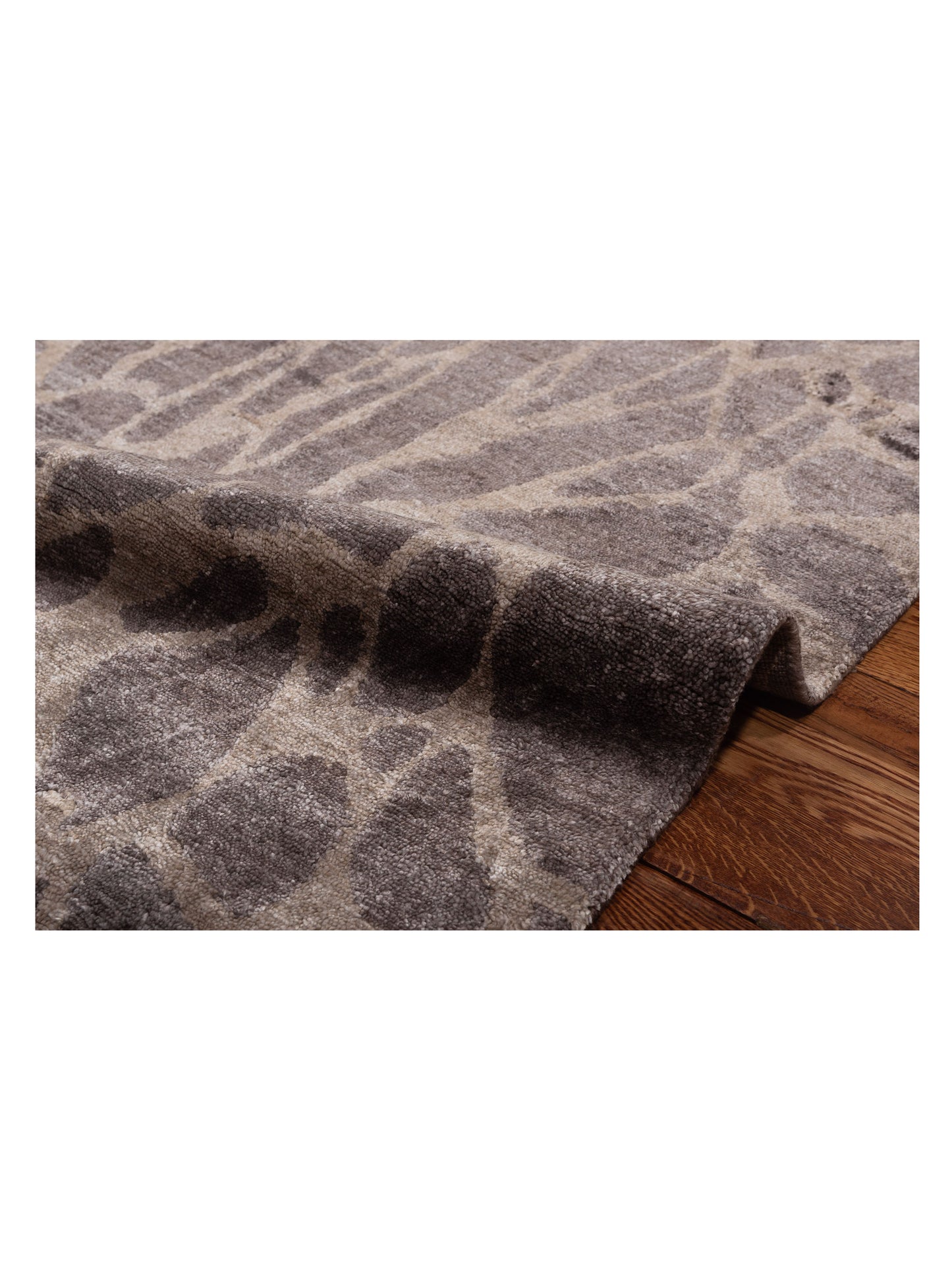 Tibetino 120524 Brown Brown 6x9 Hand Knotted Rug