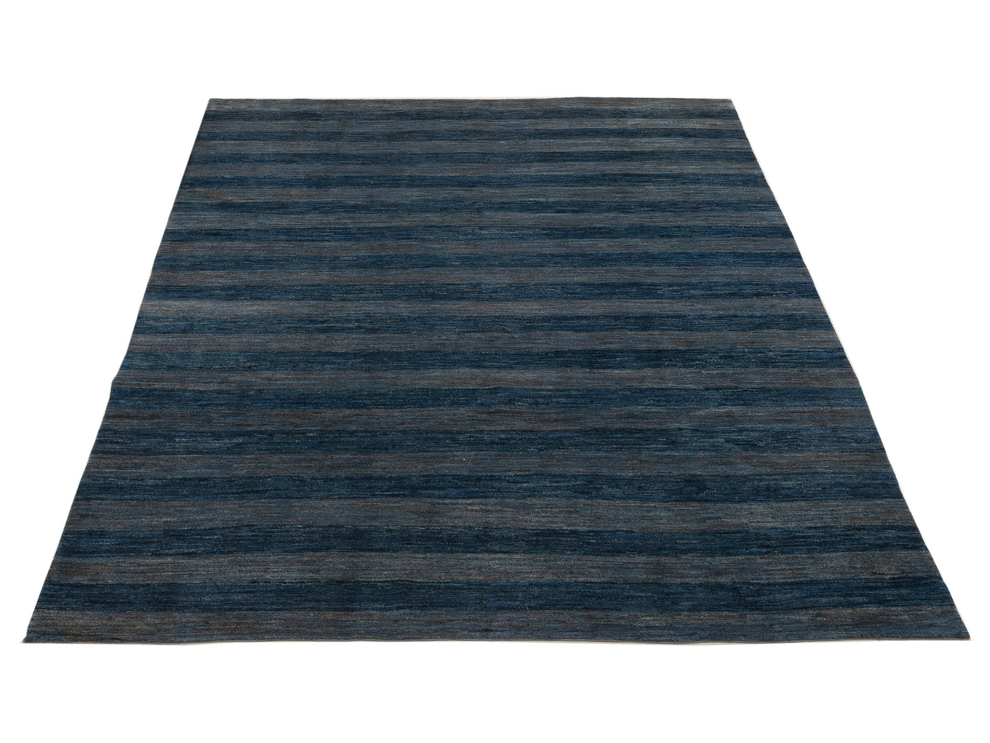 Tibetino 154000 Blue Blue 7.11x10.1 Hand Knotted Rug