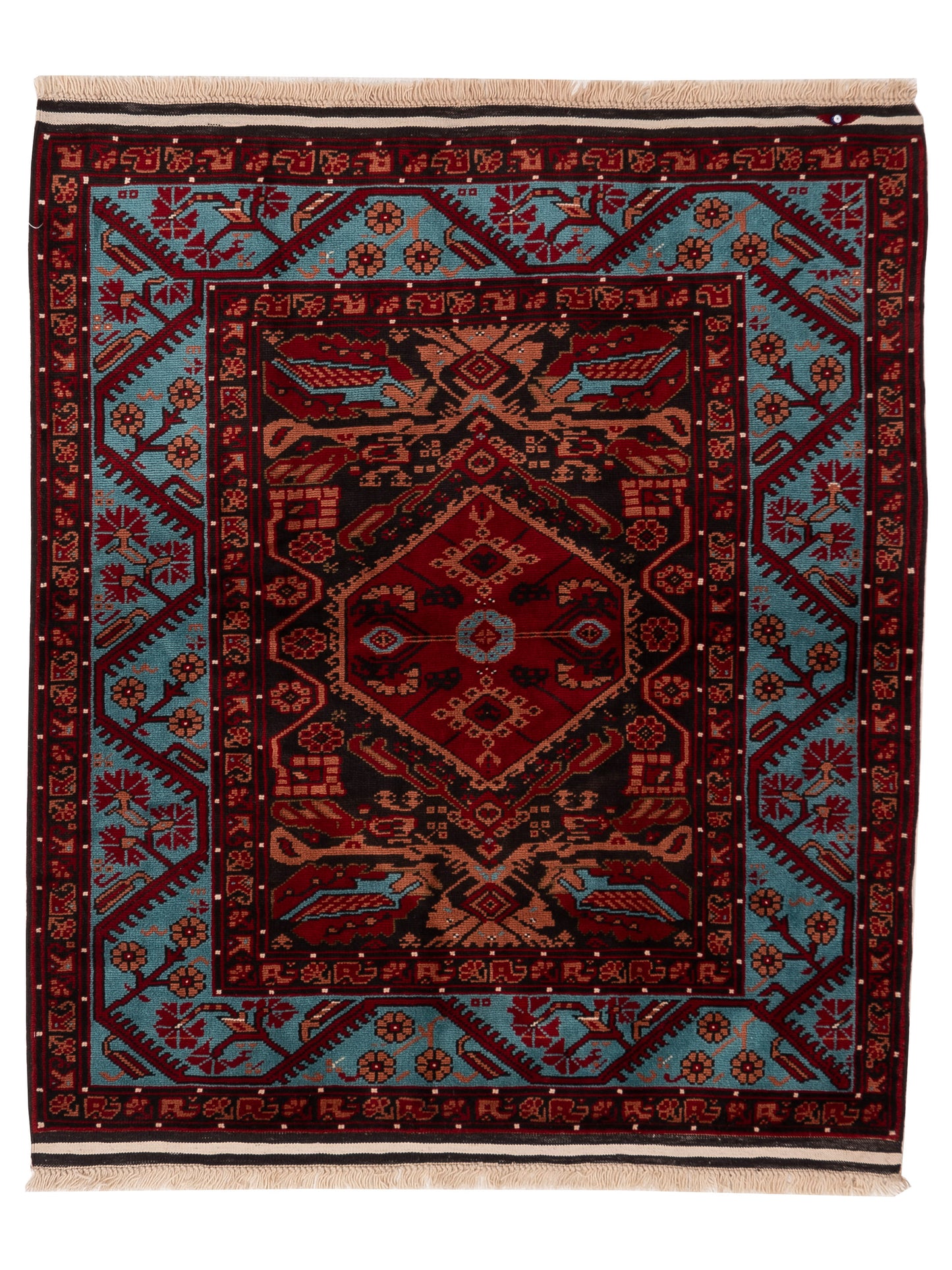 Pasha Turkish Shirwan  Black Blue Transitional