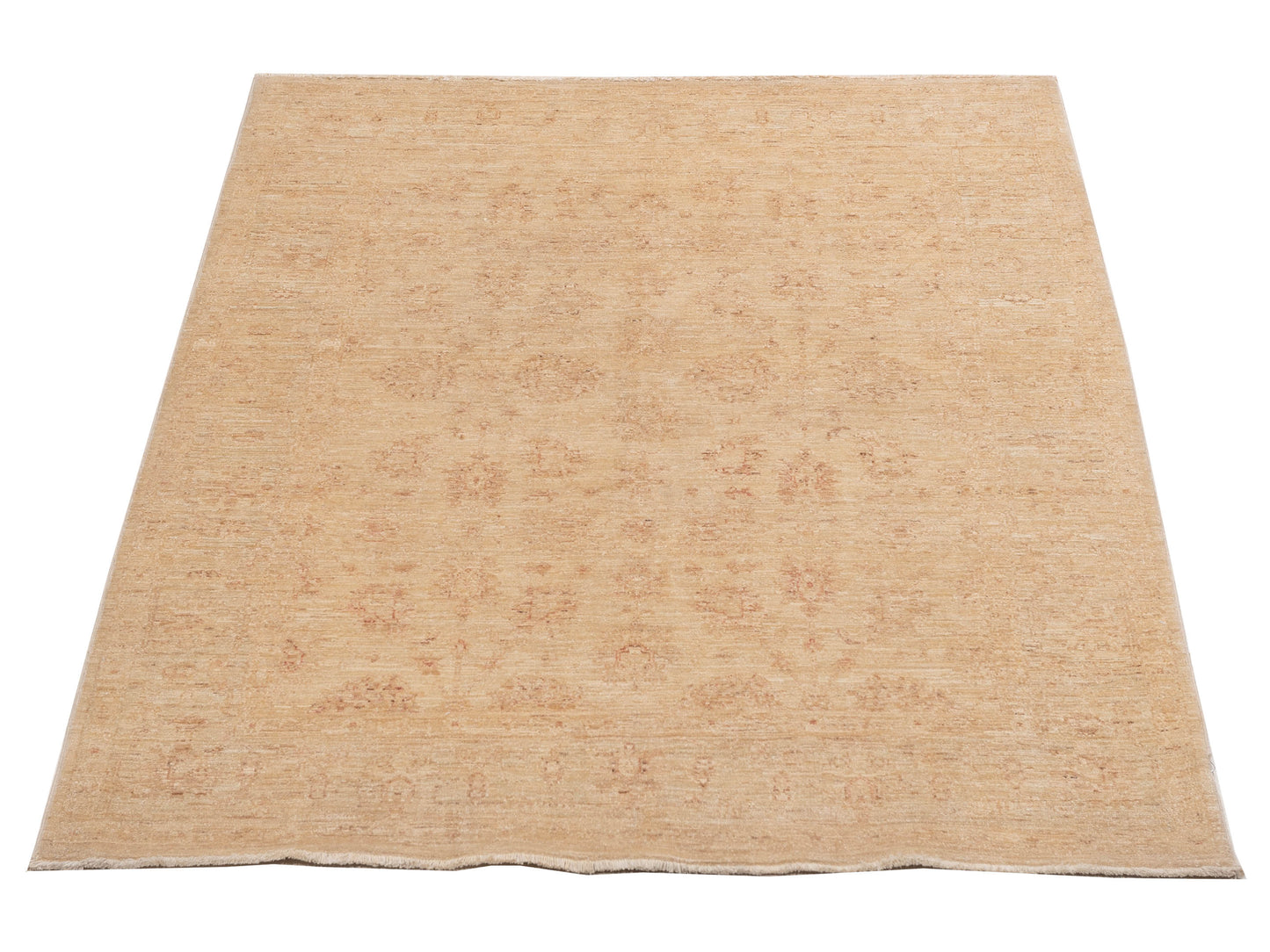 Sultan 113066 Ivory Silver 5x6.3 Hand Knotted Rug