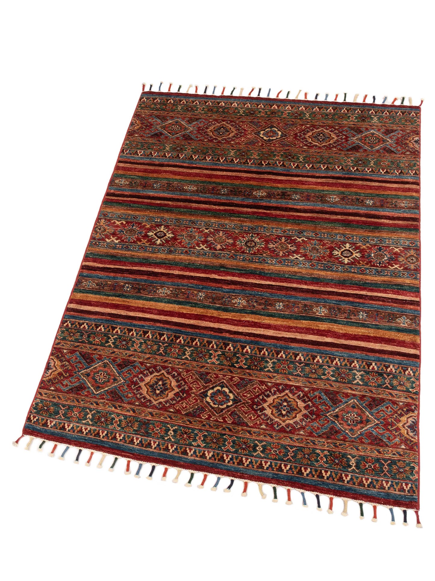 Khorjin 149064 Multi Multi 4.1x6 Hand Knotted Rug