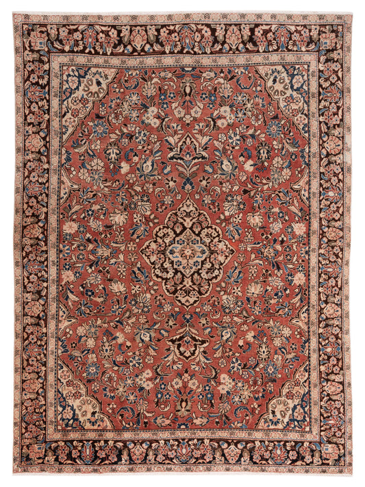 Pasha Persian  Rust Brown Traditional