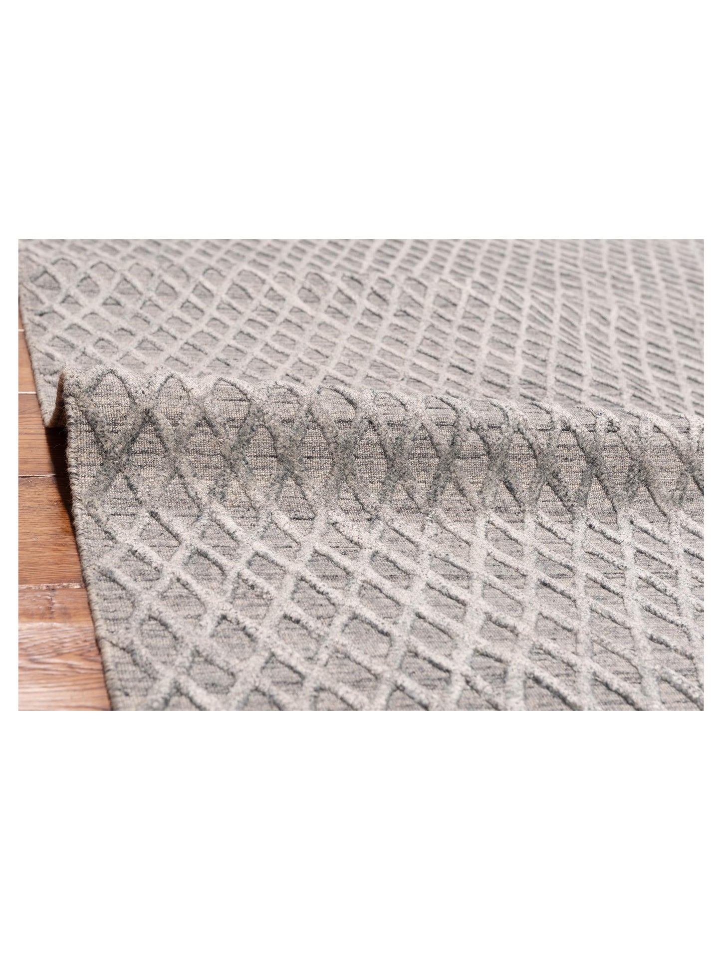 Himalayan 142593 Gray Blue Gray Blue 6.1x8.9 Hand Knotted Rug