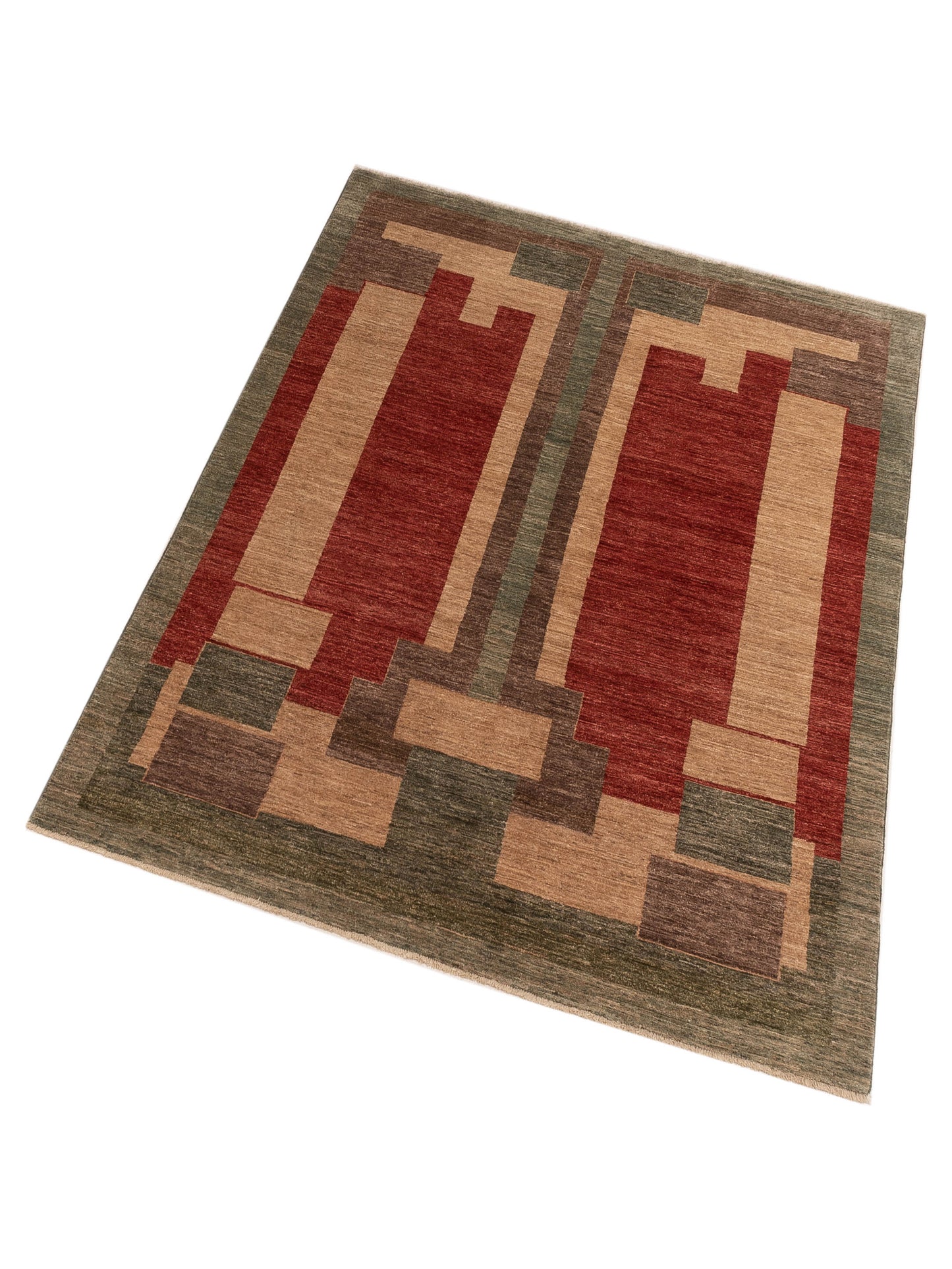 Bahar 92907 Multi 6.3x8.5 Hand Knotted Rug