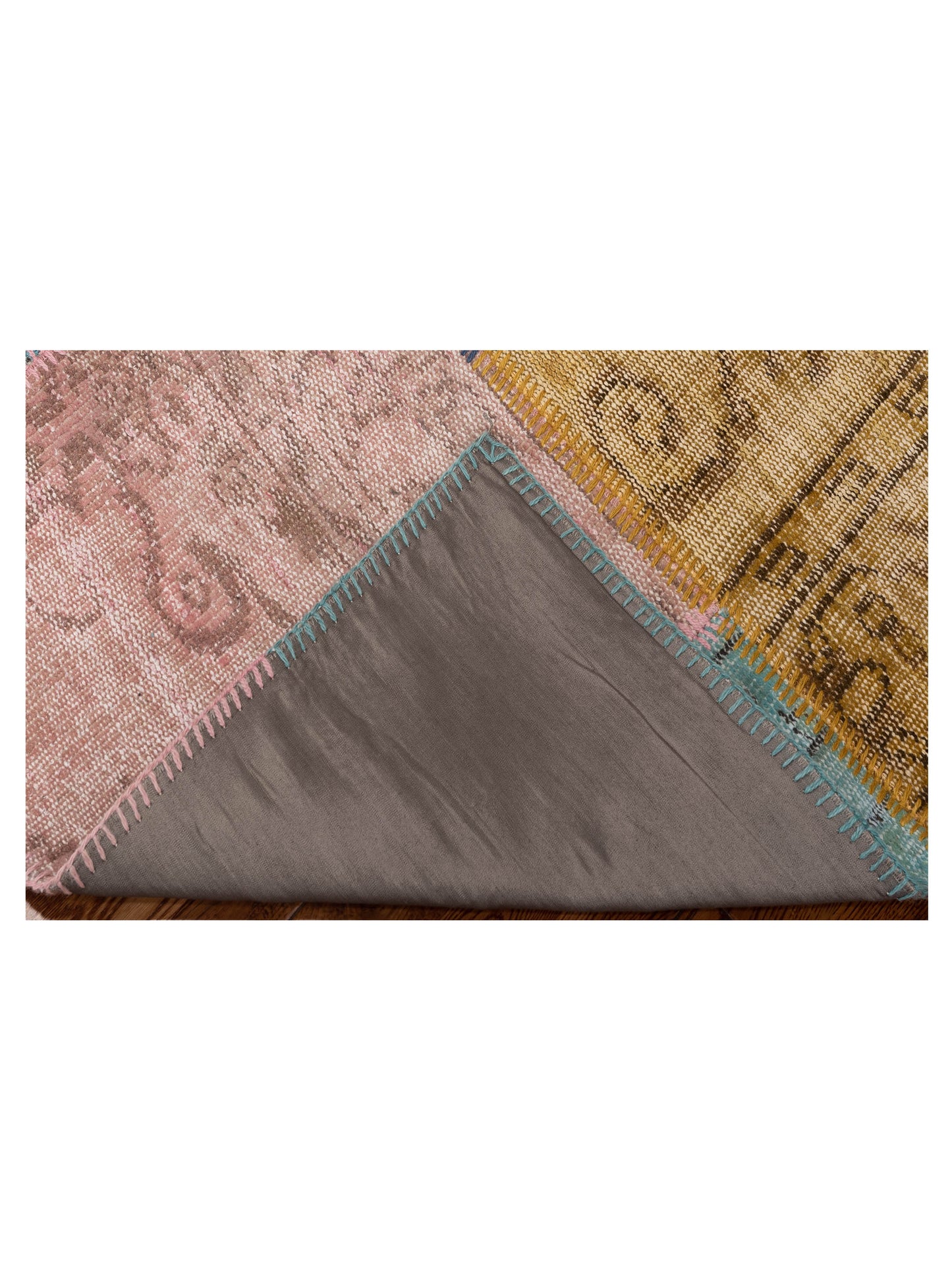 Turkish Vestige Patchwork 131115 Multi 3.4x4.11 Hand Knotted Rug