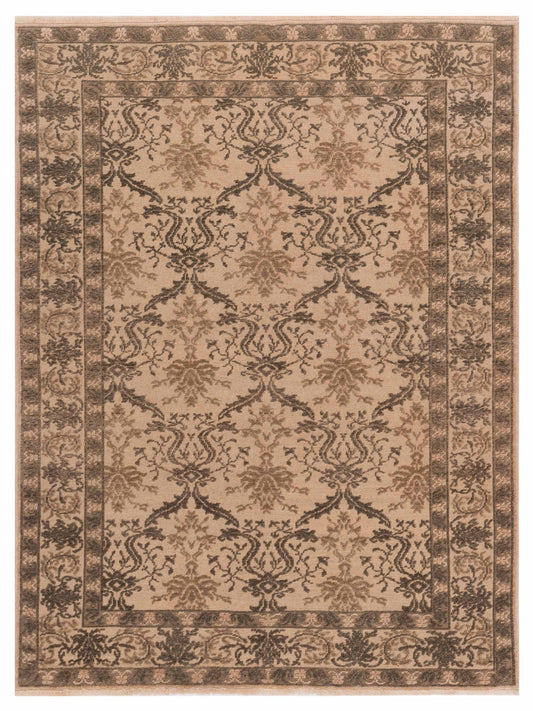 Pasha Antique Loom  Beige Green Traditional