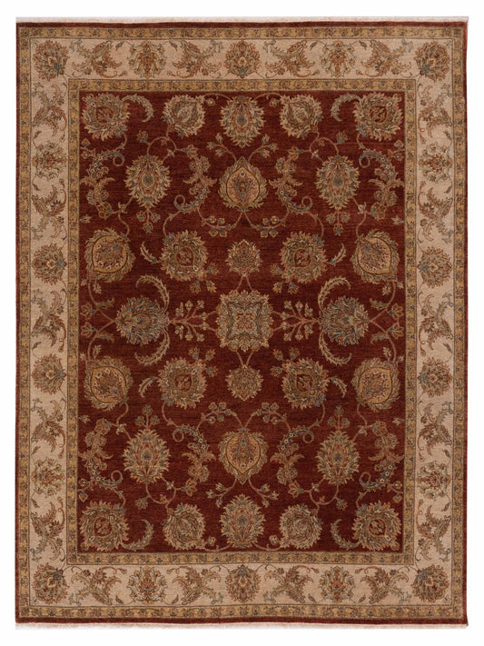 Rajpur Crown  Rust Ivory Traditional