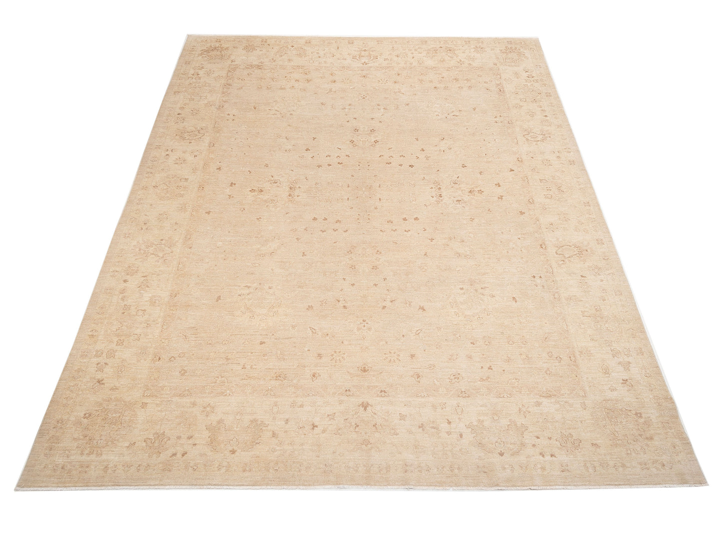 Laila 112485 Silver Cream 11.6x14.1 Hand Knotted Rug