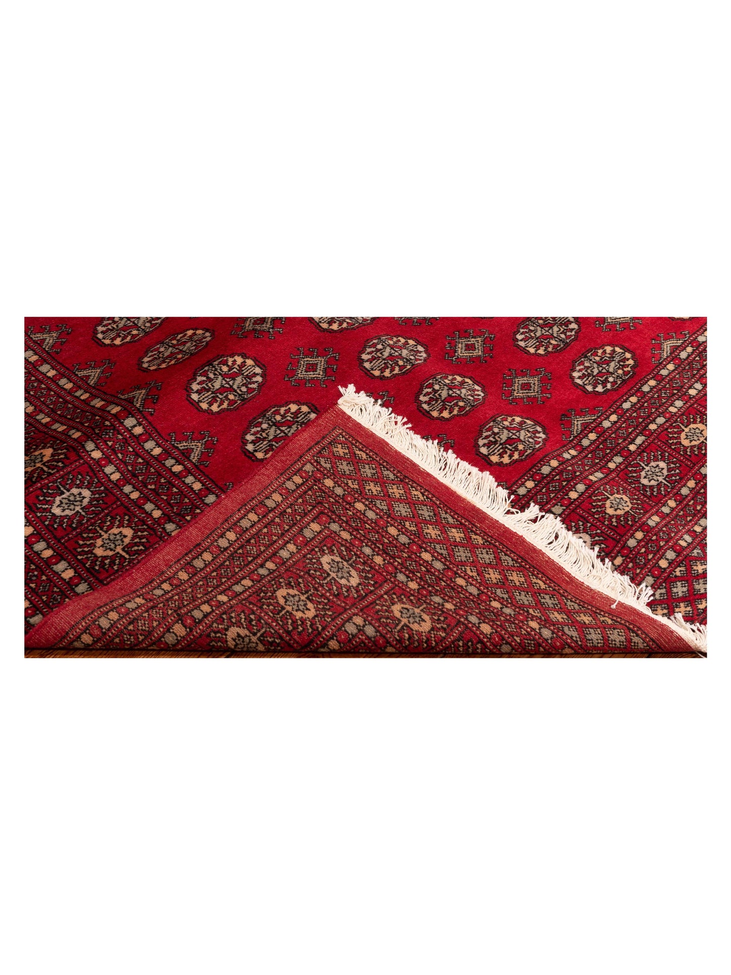 Bokhara 141406 Red 6.1x8.8 Hand Knotted Rug