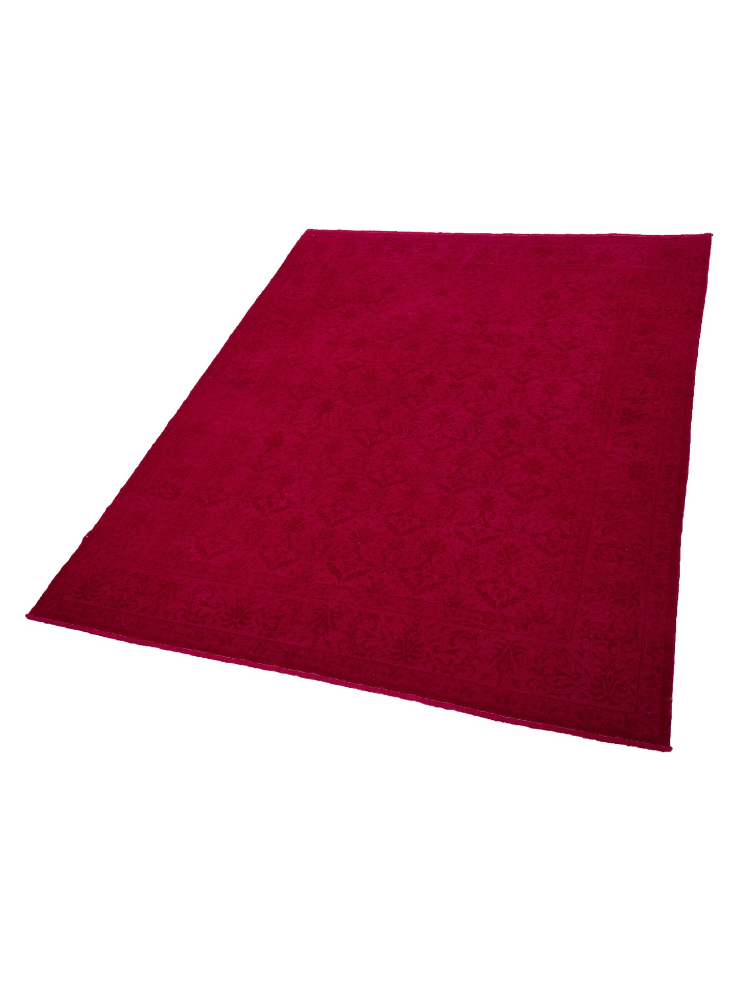 Color Bouquet 110469 Red Red 9.6x11.6 Hand Knotted Rug
