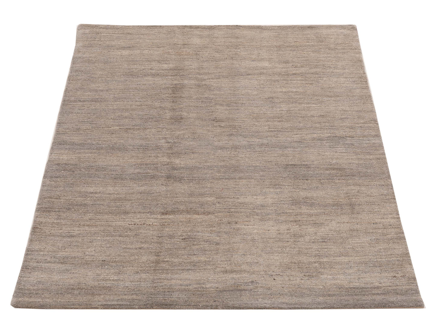 Tibetino 154011 Silver Silver 4.11x6.9 Hand Knotted Rug
