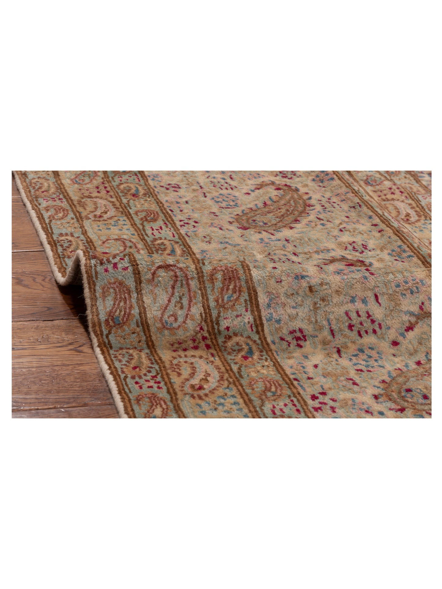 Persian 93501 Beige 13.4x15.5 Hand Knotted Rug