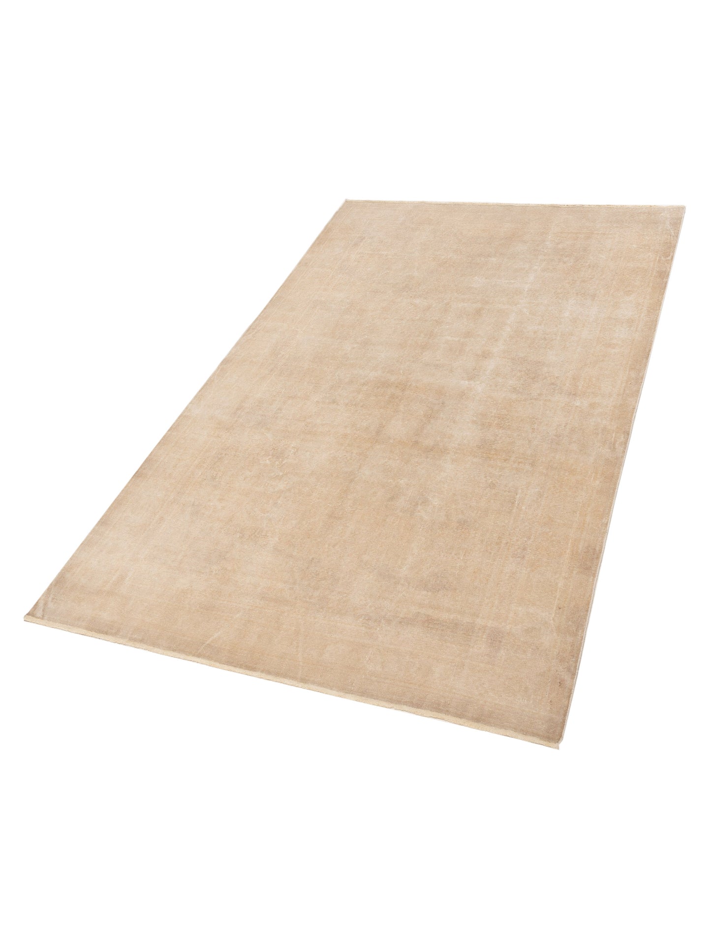 Vintage 90166 Dark Beige 6.8x10.7 Hand Knotted Rug