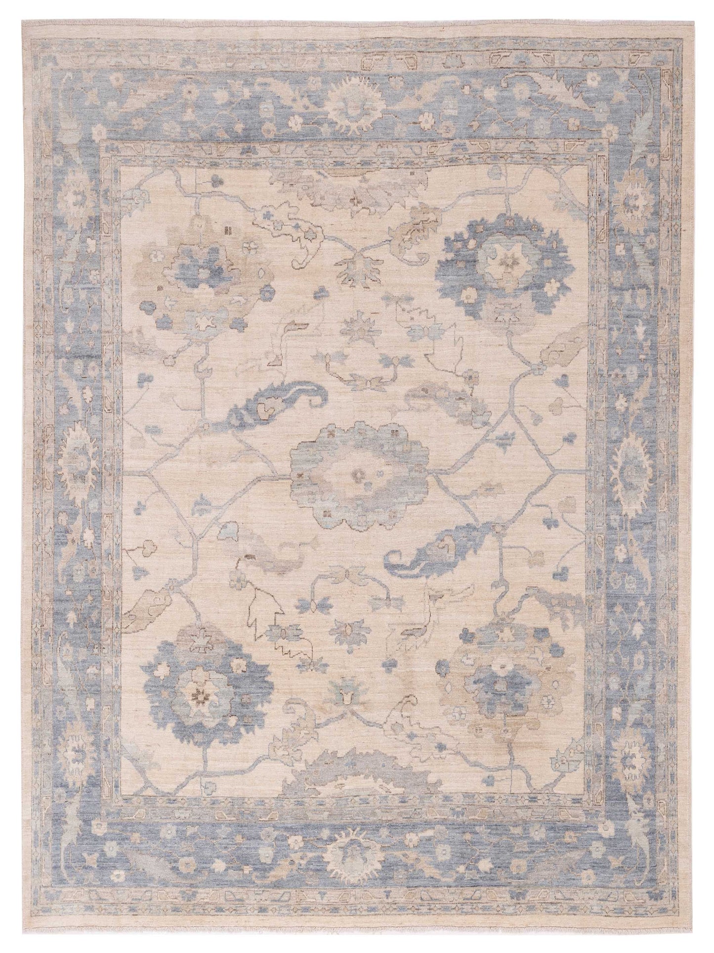 Pasha Anadol Oushak  Ivory Gray Traditional