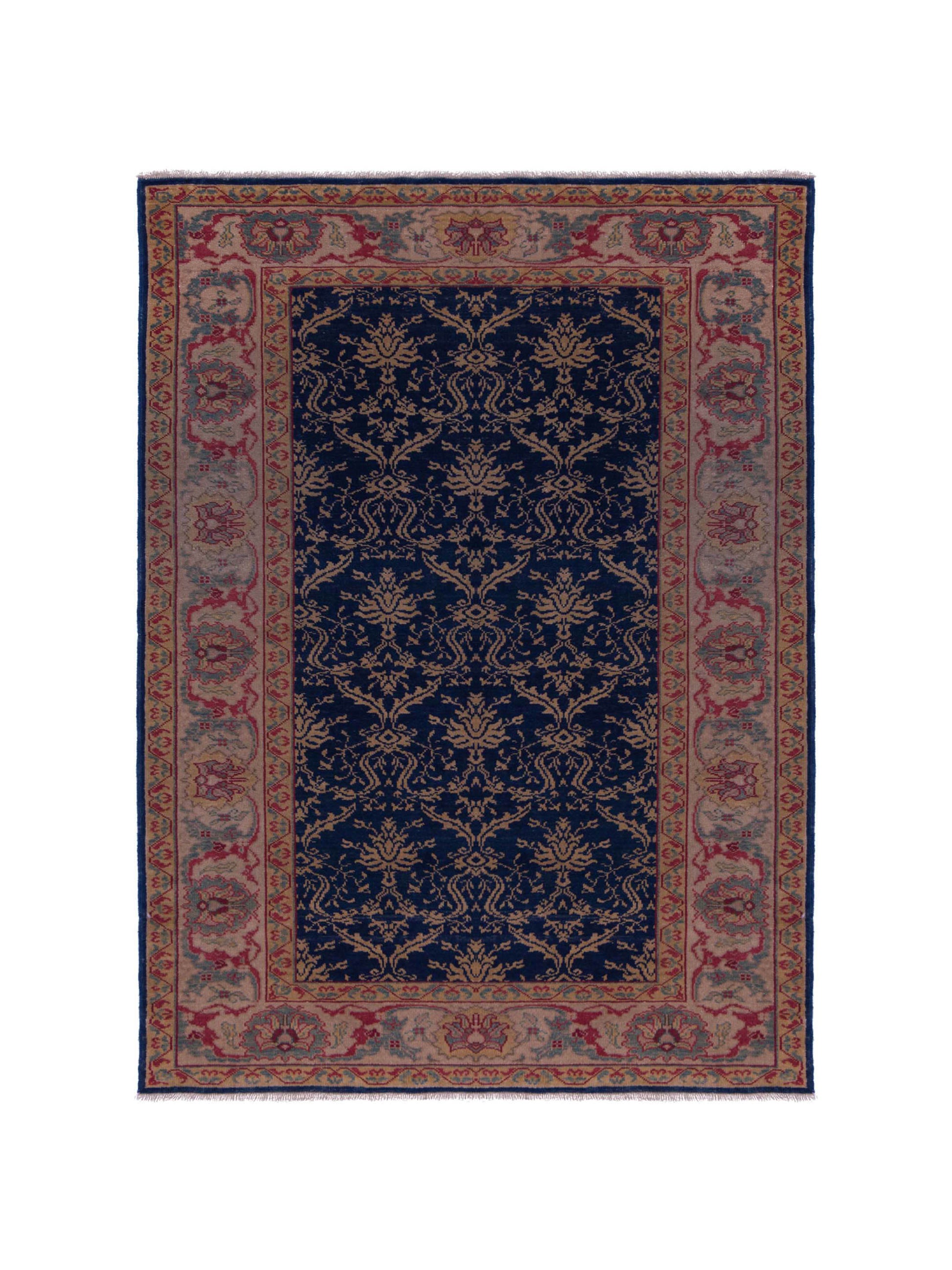 Pasha Antique Loom  Navy Beige Transitional
