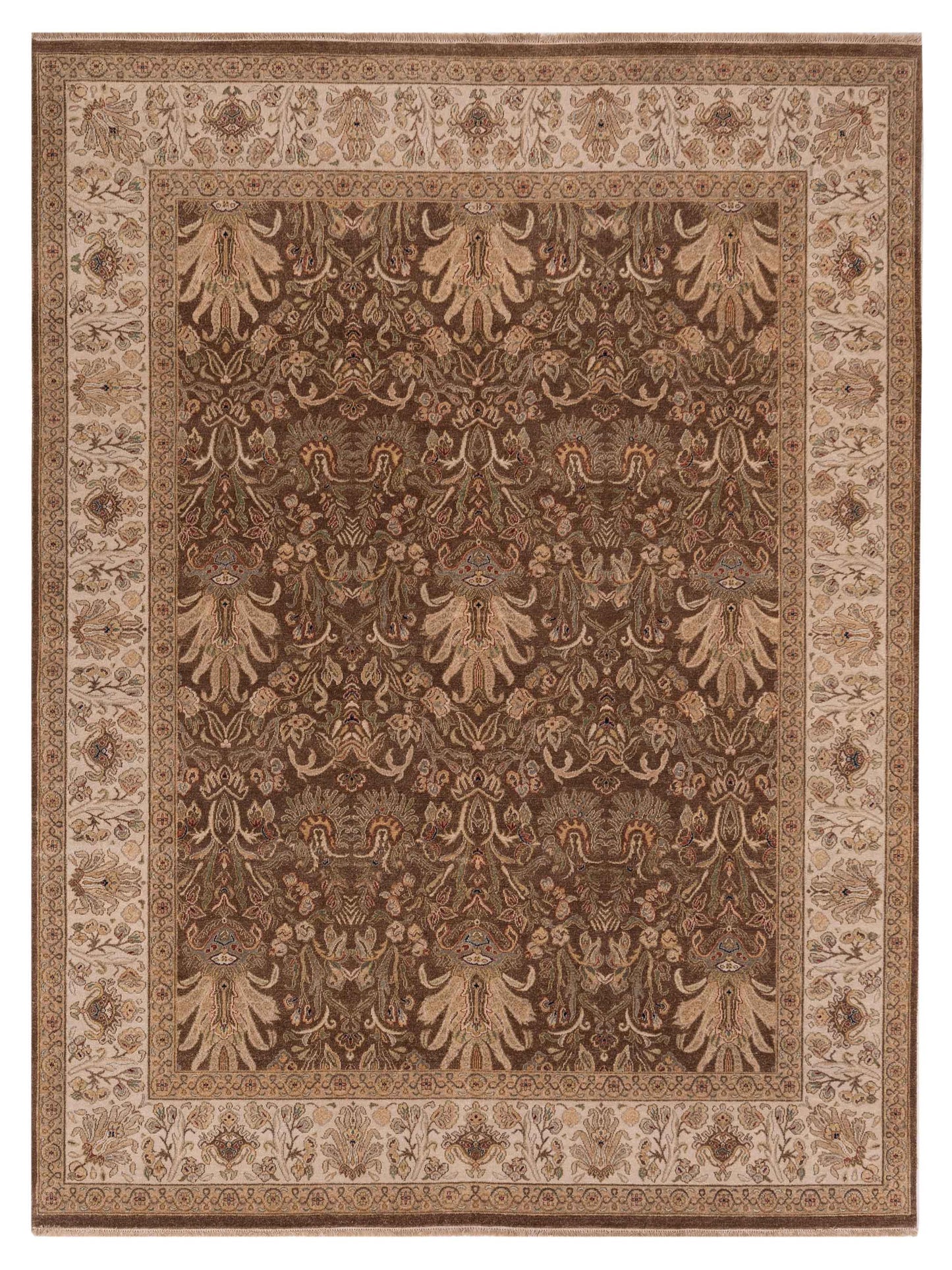 Rajpur Platinum  Brown Ivory Traditional