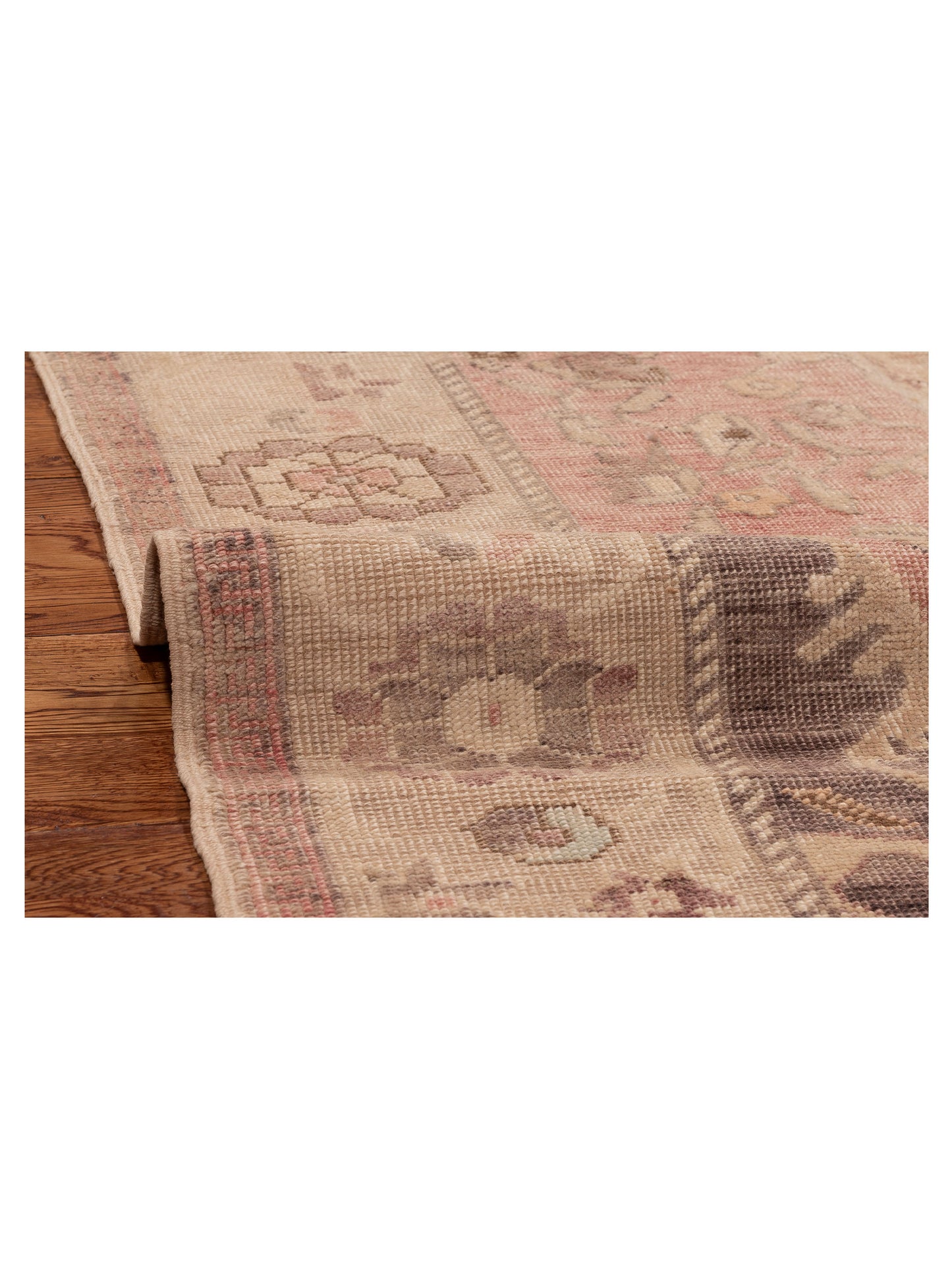 Old Anatolian 154107 Pink Beige 6x8.10 Hand Knotted Rug