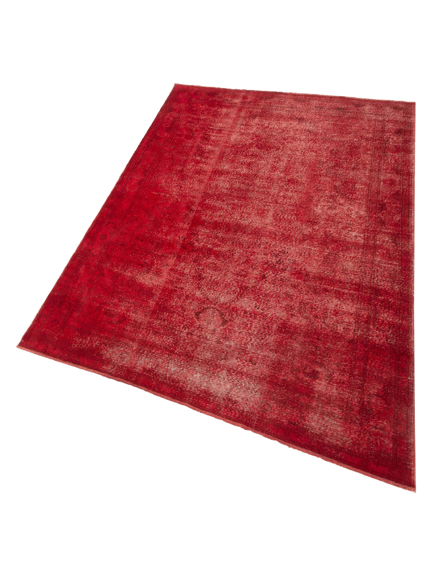 Vintage 109077 Red 6.5x9.6 Hand Knotted Rug