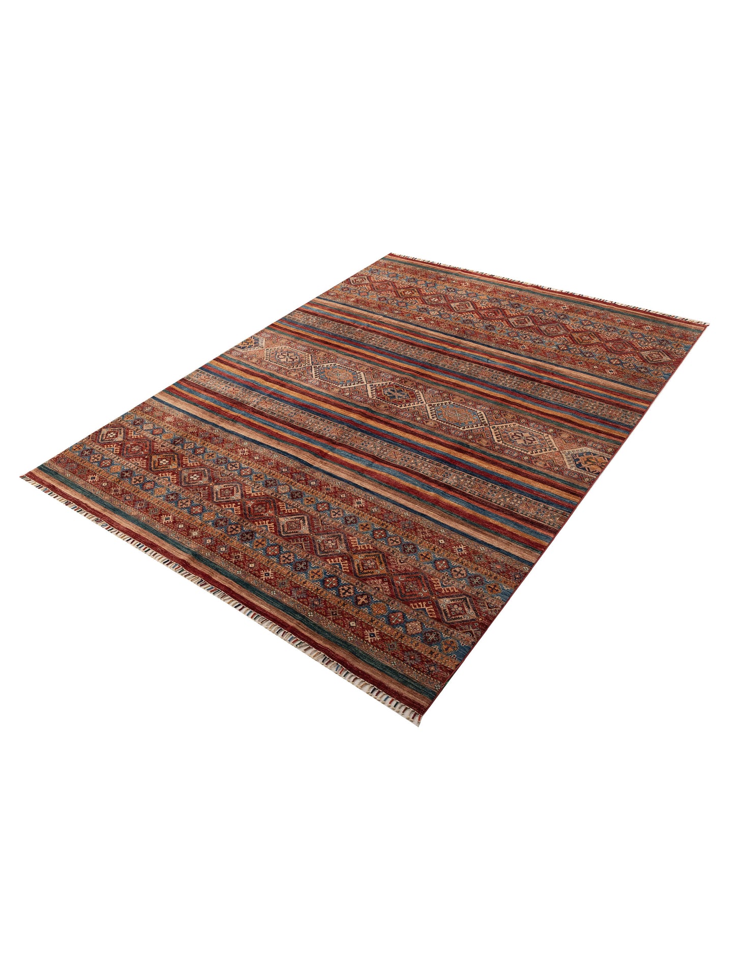 Khorjin 156146 Multi Multi 9x11.11 Hand Knotted Rug