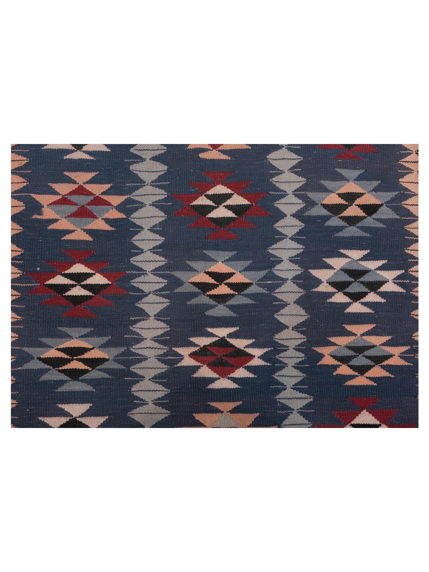 Old Afghan Dhurrie 904210 Multi 9.5x13.2 Hand Woven Rug
