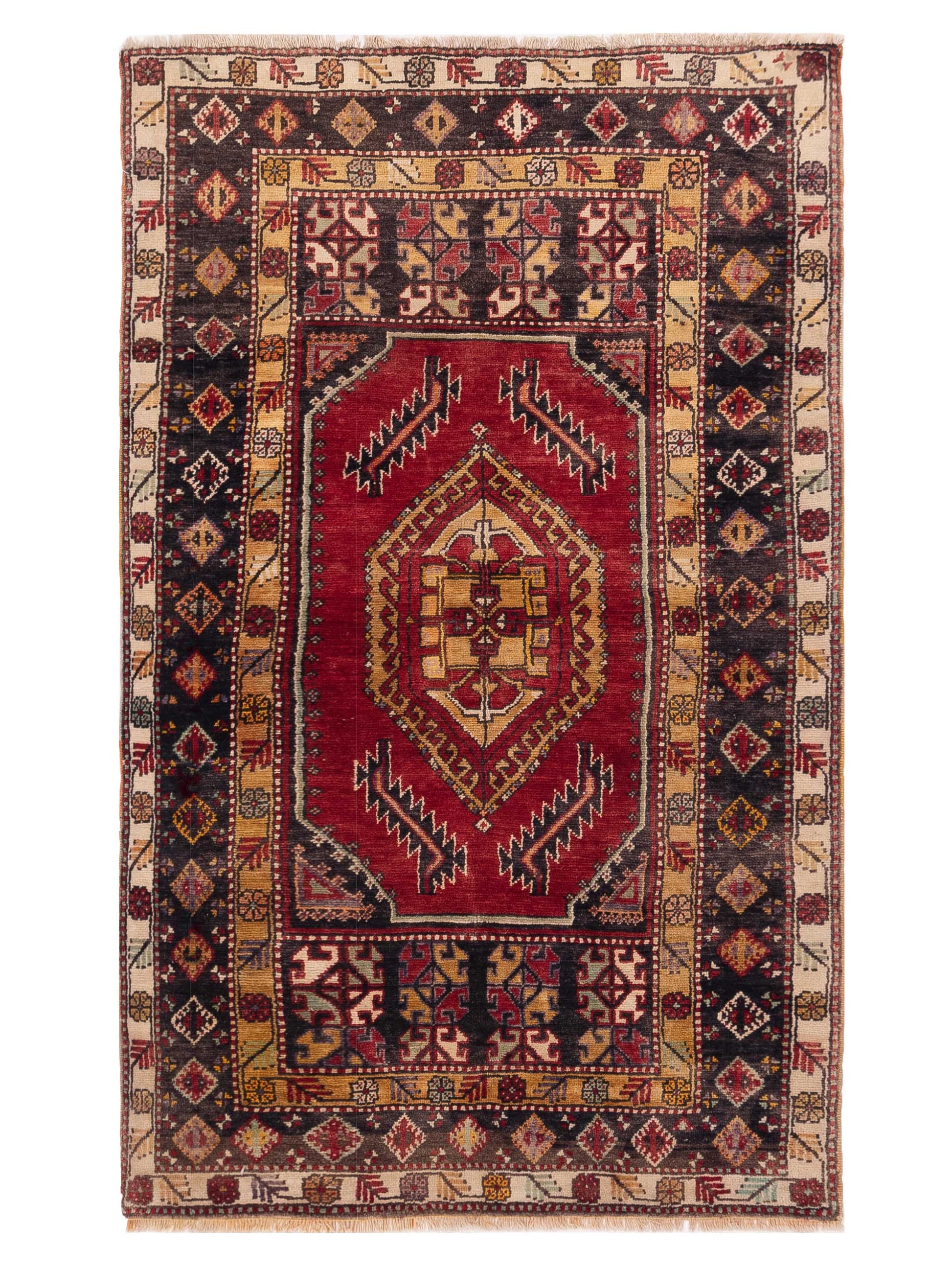 Pasha Old Anatolian  Red Brown Traditional