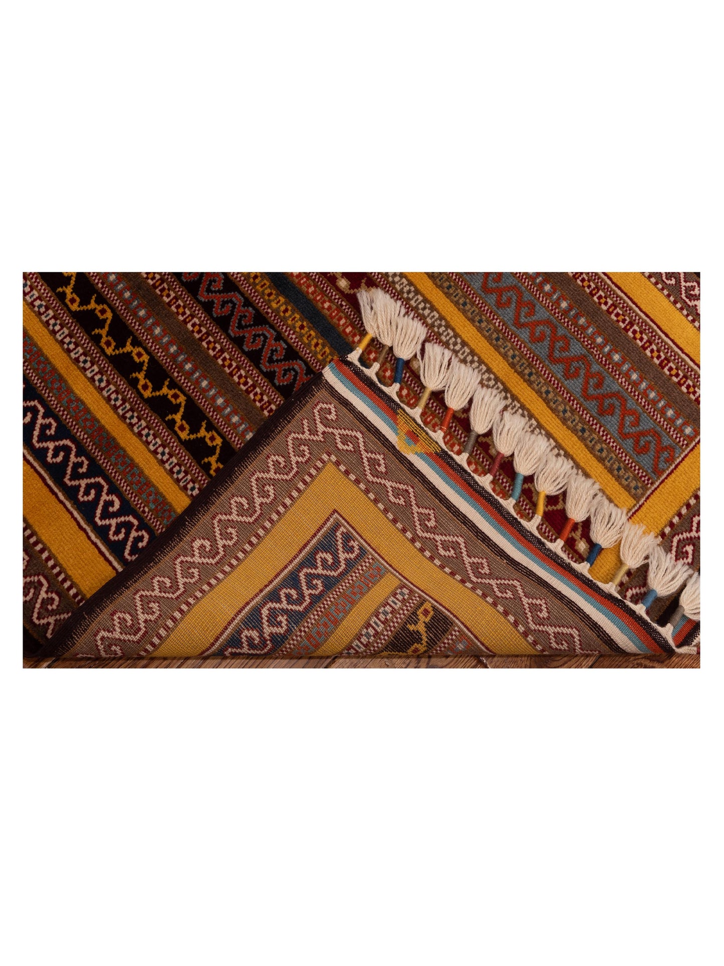 Shawl 129742 Multi 3x4.6 Hand Knotted Rug