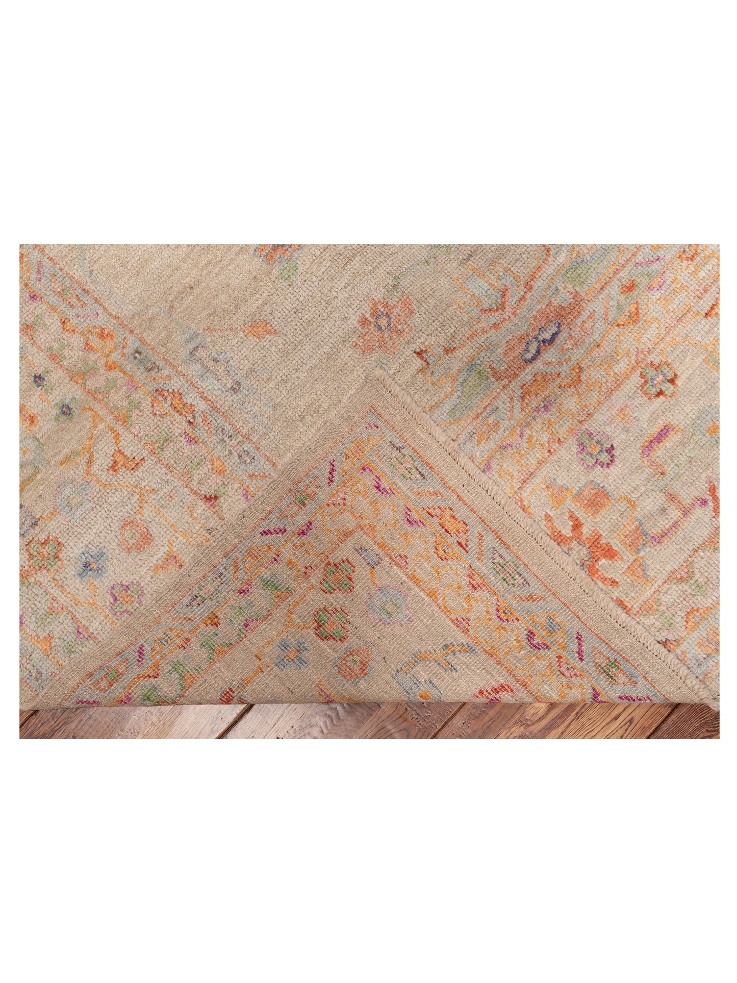 Angora Oushak 152422 Beige Beige 9.1x11.9 Hand Knotted Rug