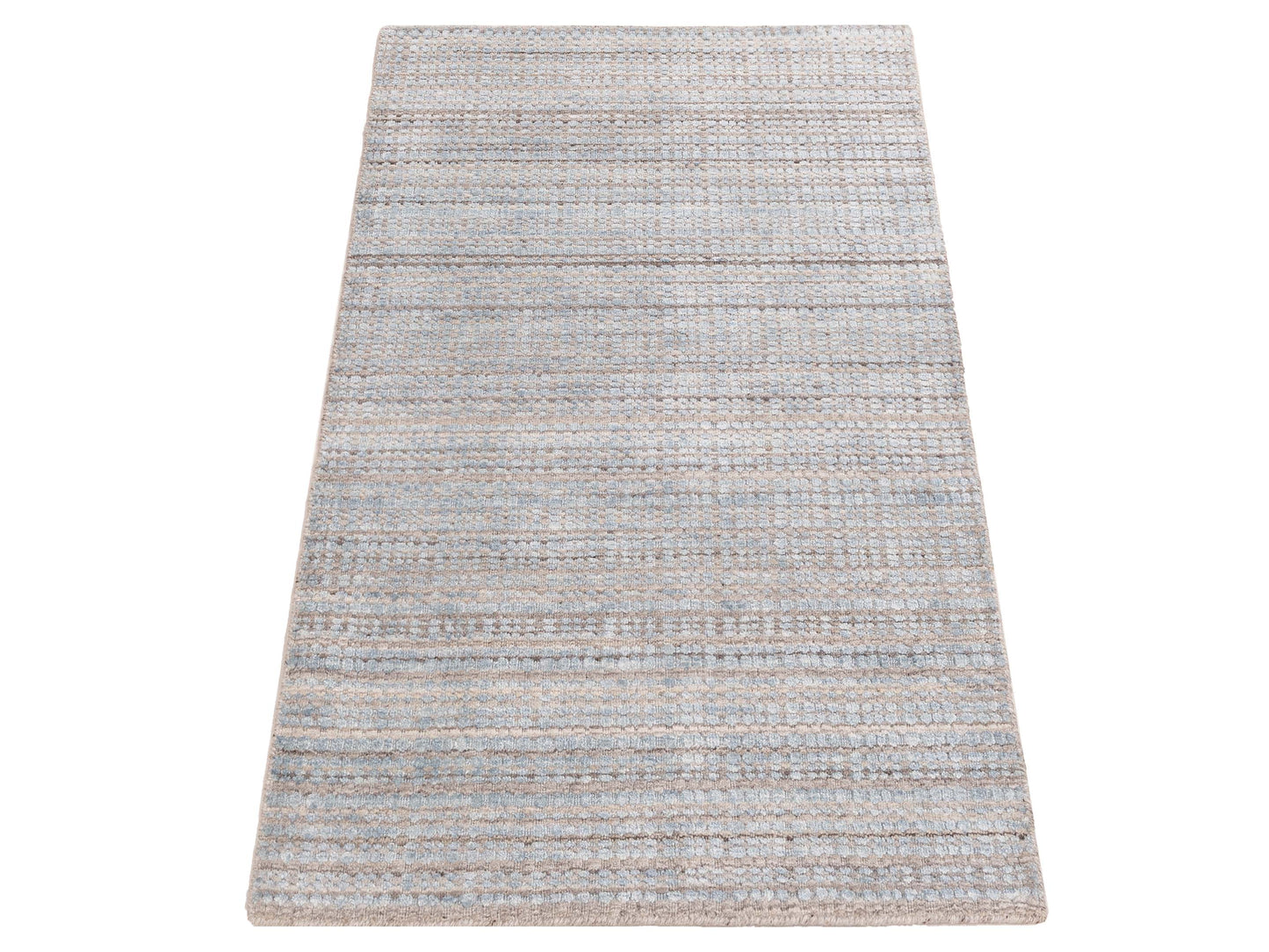 Himalayan 144840 Blue Brown 3x5 Hand Knotted Rug