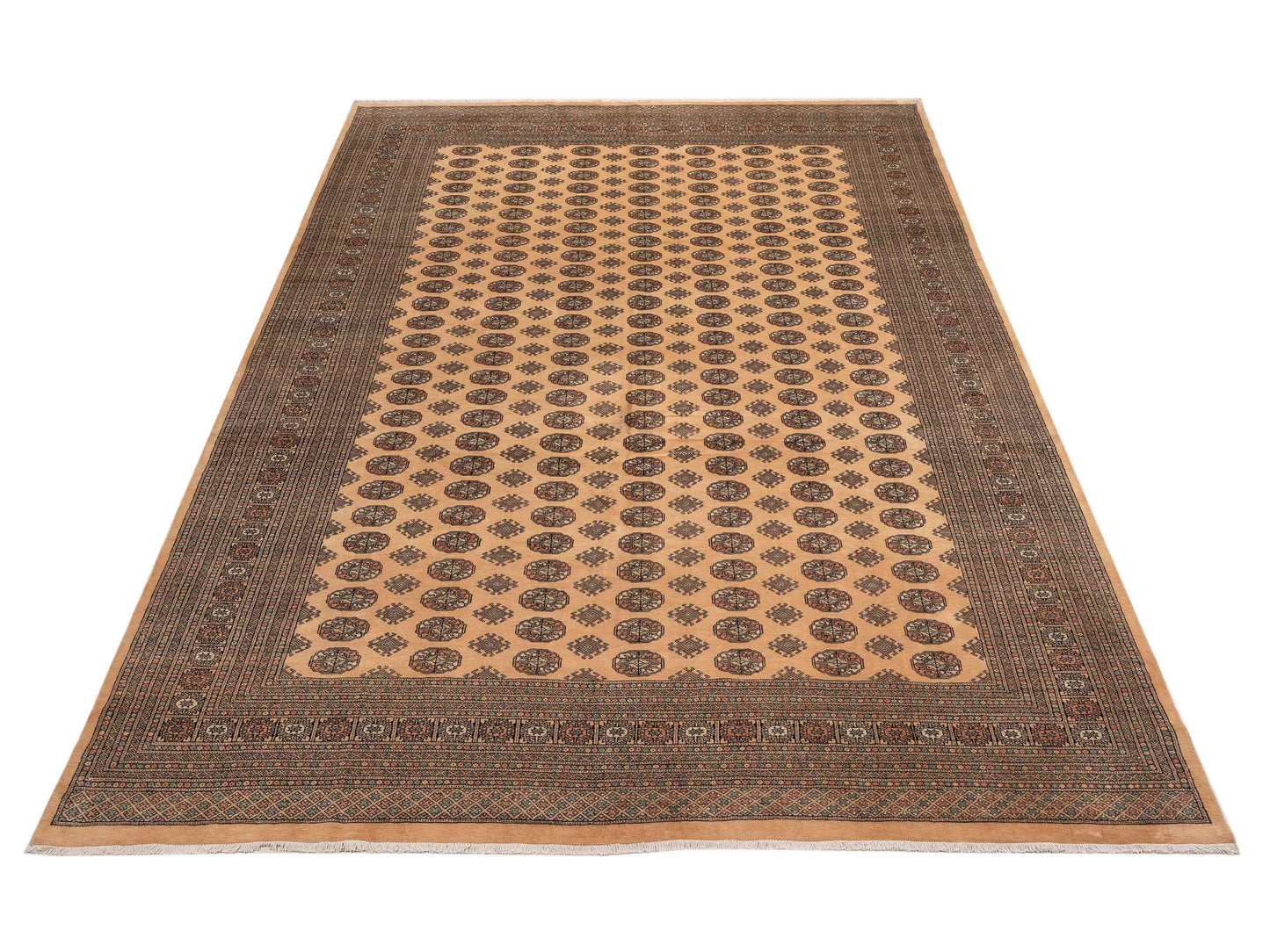 Bokhara 151454 Beige Beige 10.2x14.2 Hand Knotted Rug