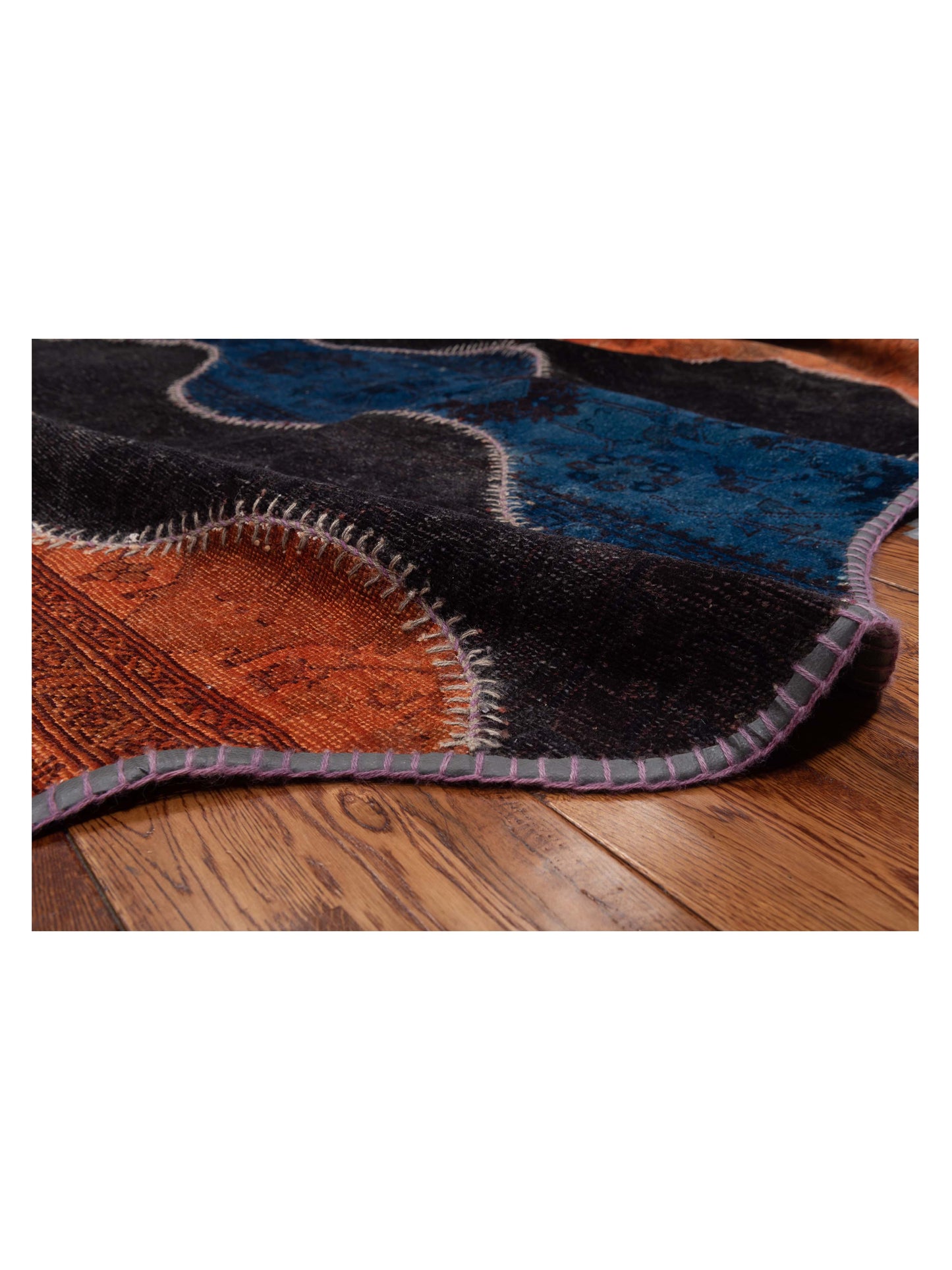 Turkish Vestige Patchwork 114244 Multi 7.3x8.8 Hand Knotted Rug