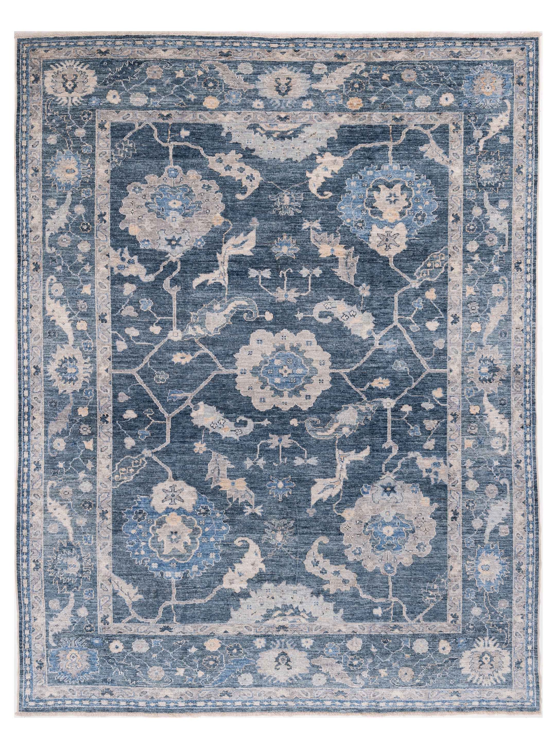 Anadol Angora Oushak  Blue Dark Blue Traditional