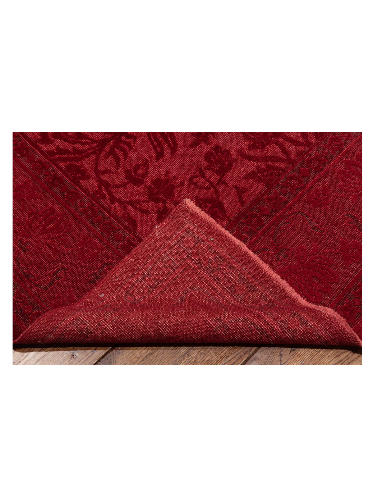 Vintage 75088 Red 9x12 Hand Knotted Rug