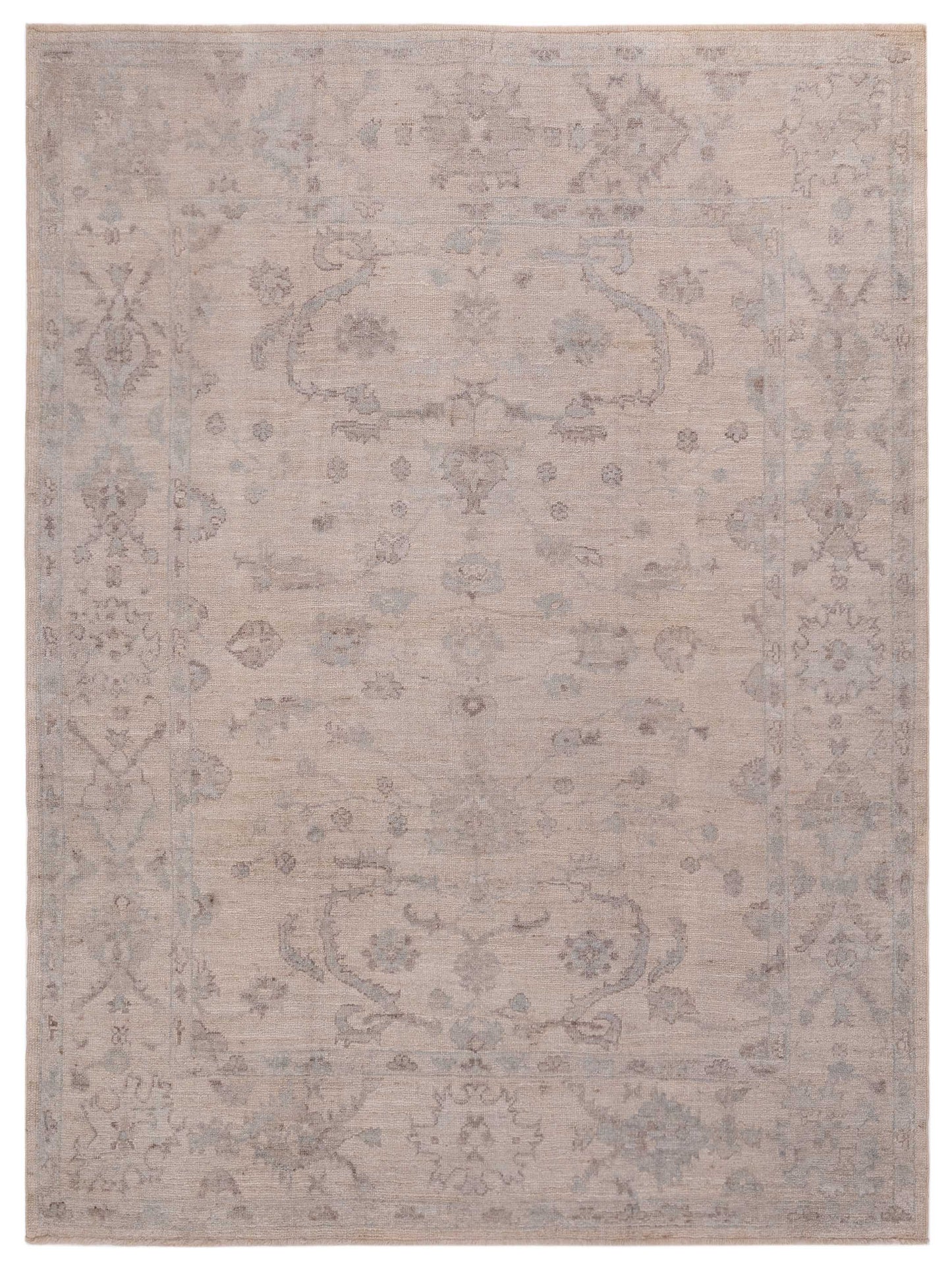 Anadol Angora Oushak  Ivory Ivory Traditional