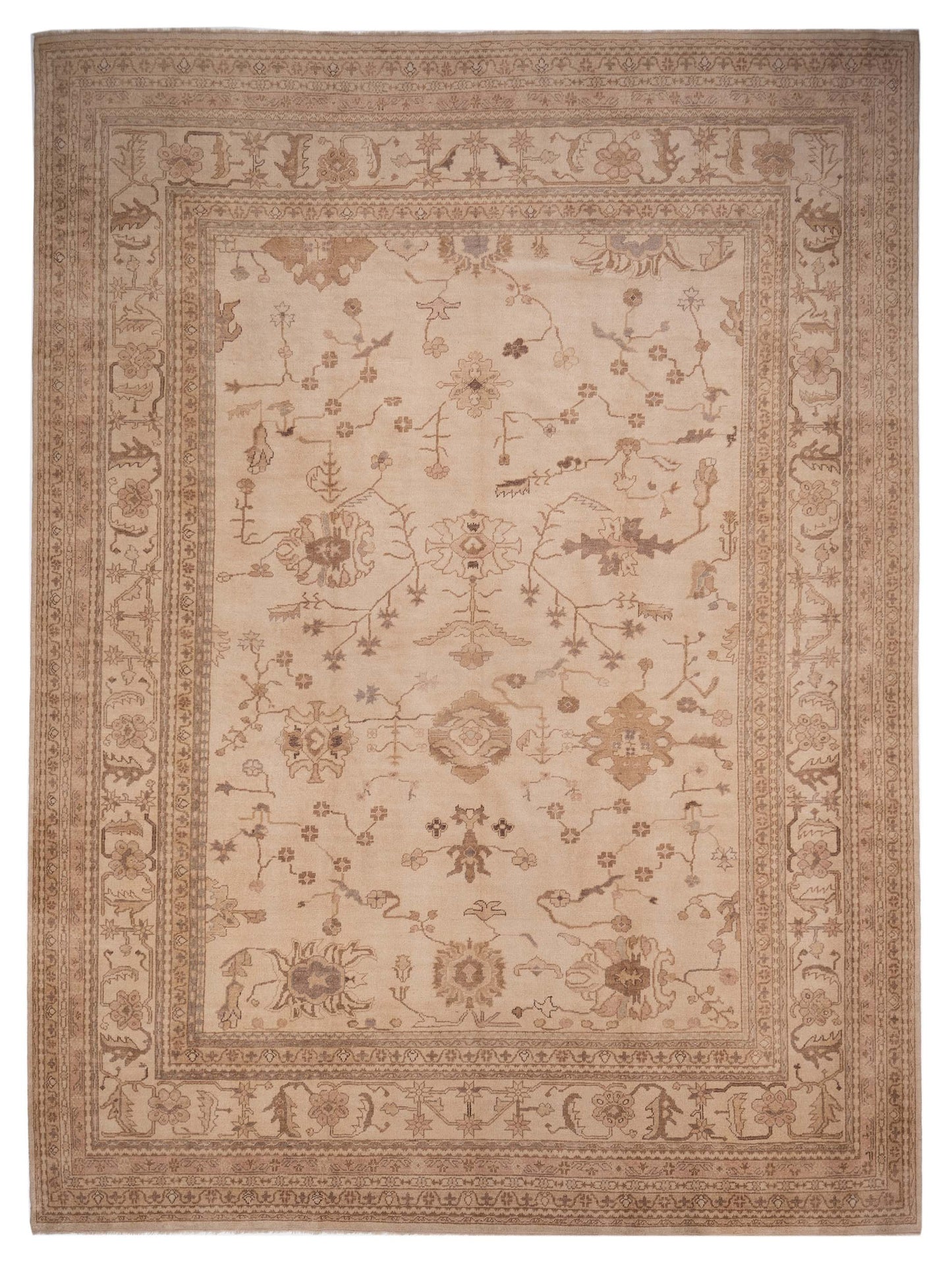 Anadol Angora Oushak  Ivory Ivory Traditional