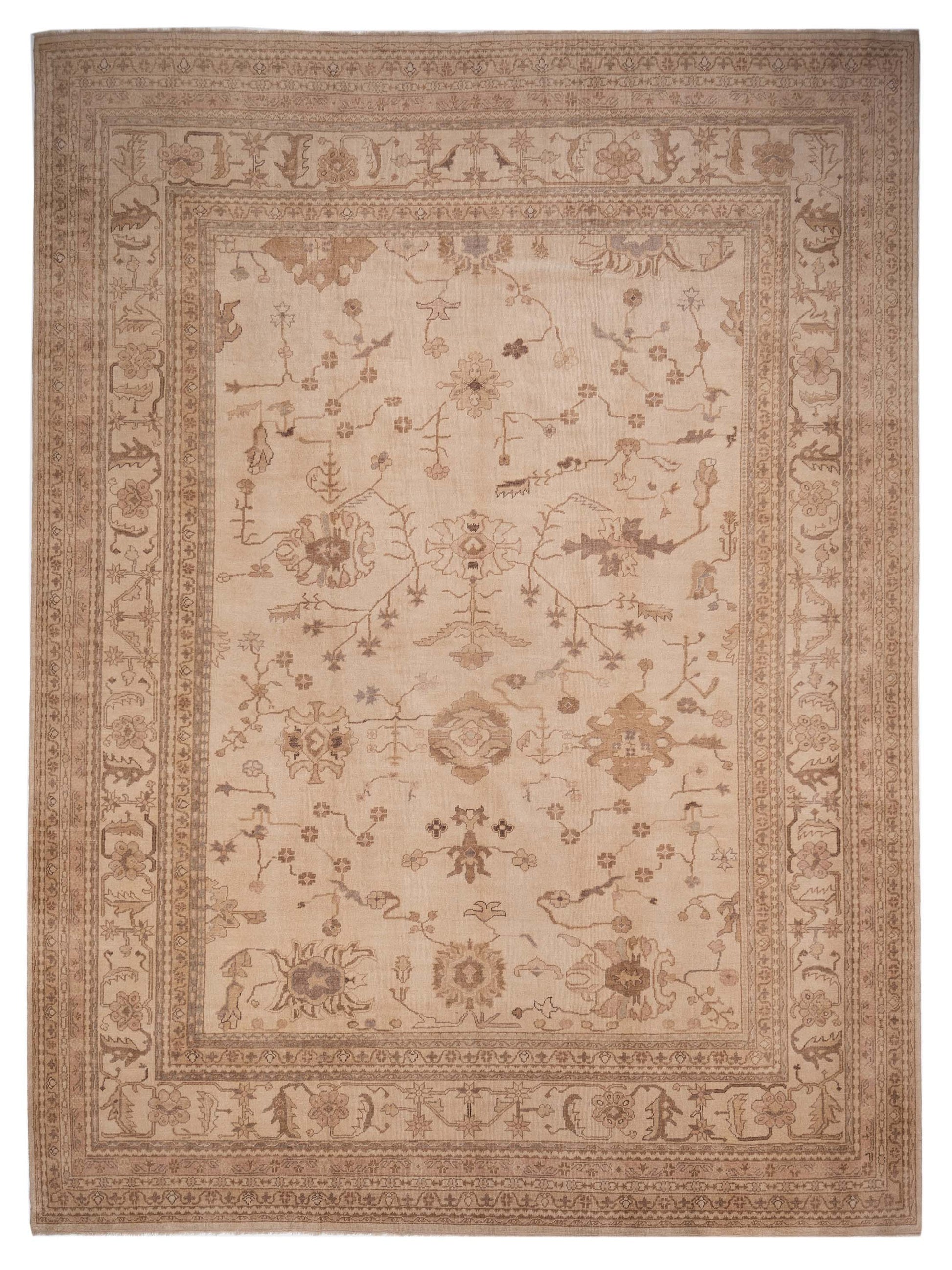Anadol Angora Oushak  Ivory Ivory Traditional