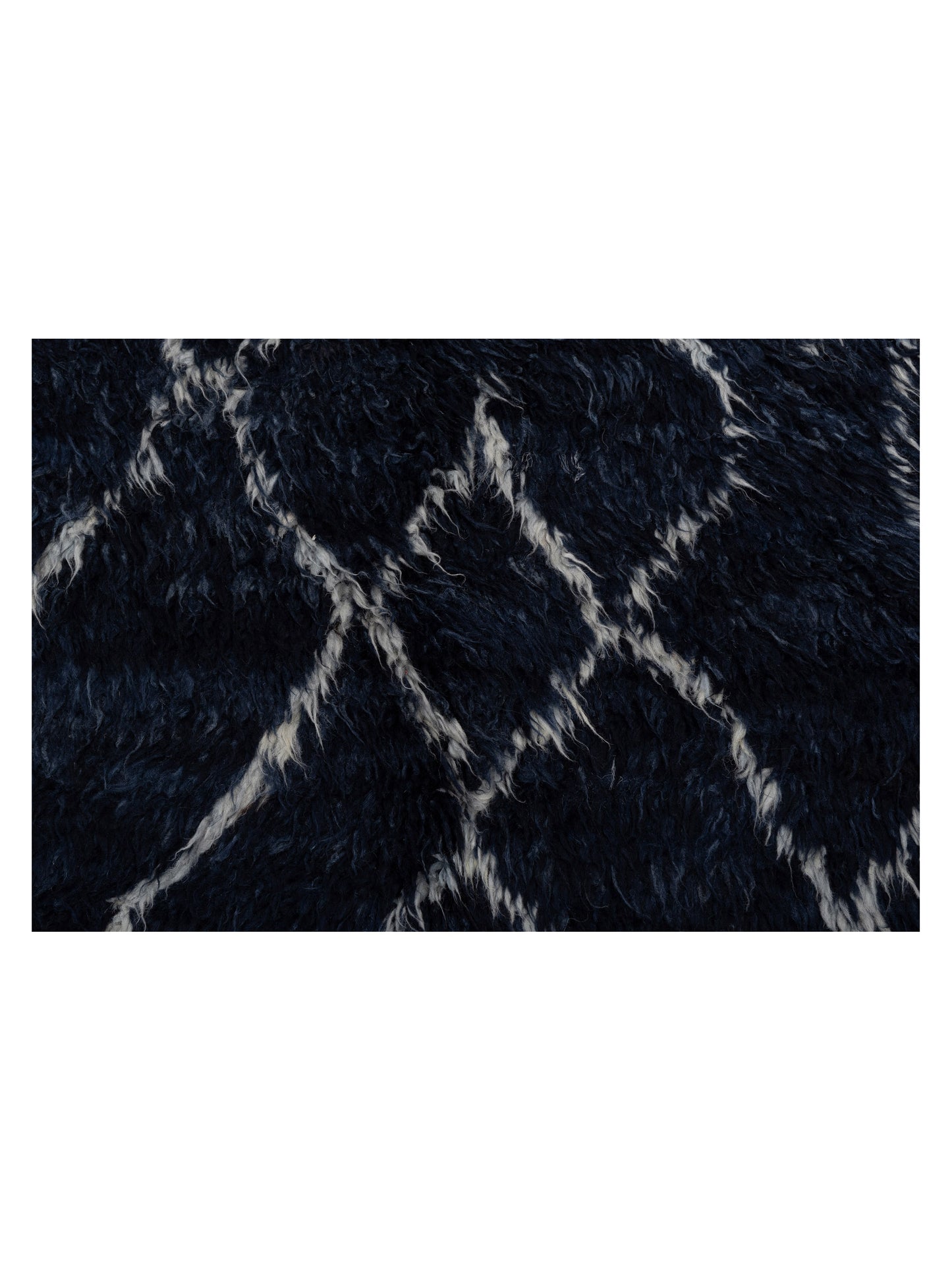 Berber Aspendos Navy Ivory 11.8x15.11 Hand Knotted Rug