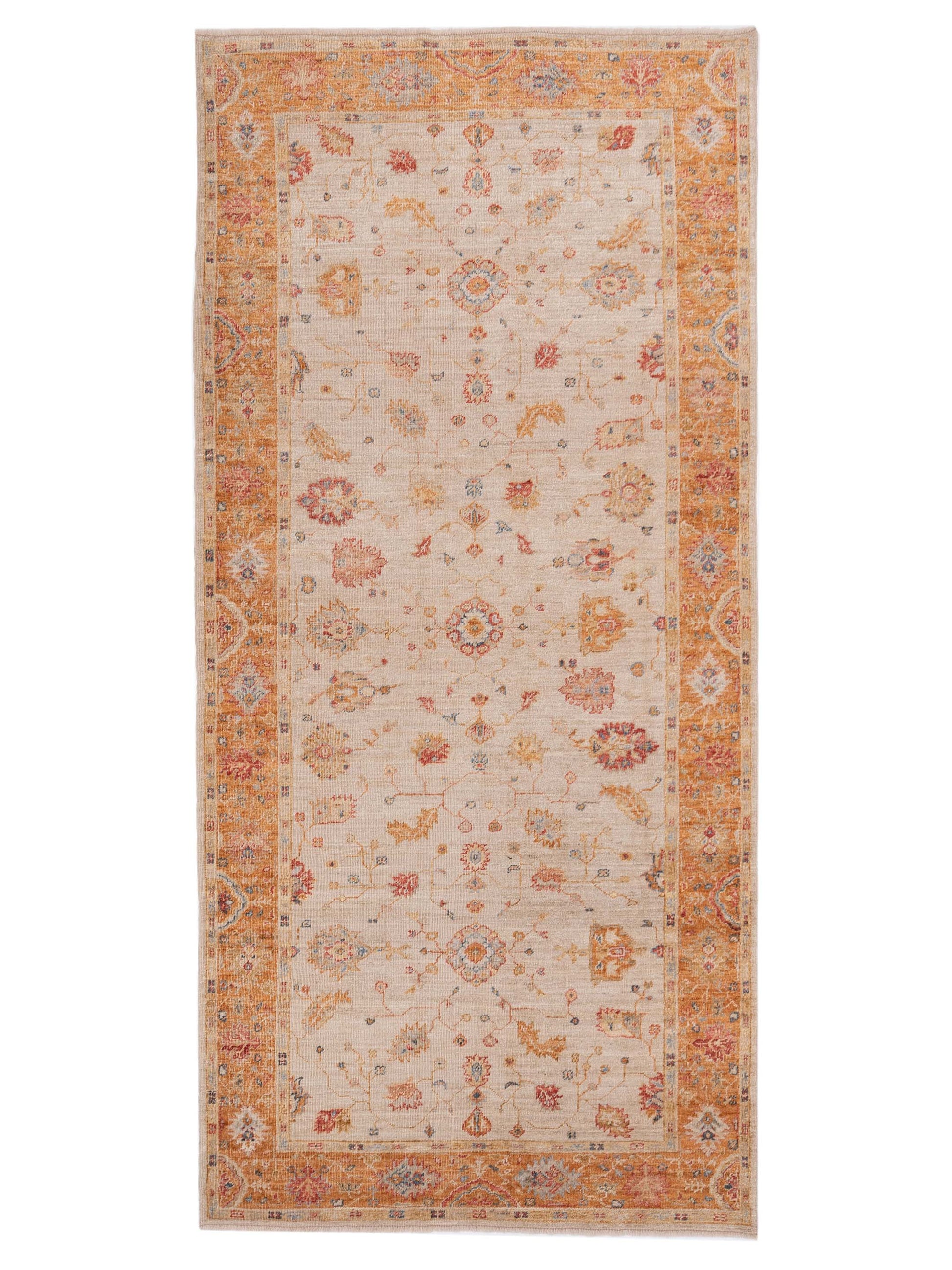Anadol Angora Oushak  Ivory Orange Traditional