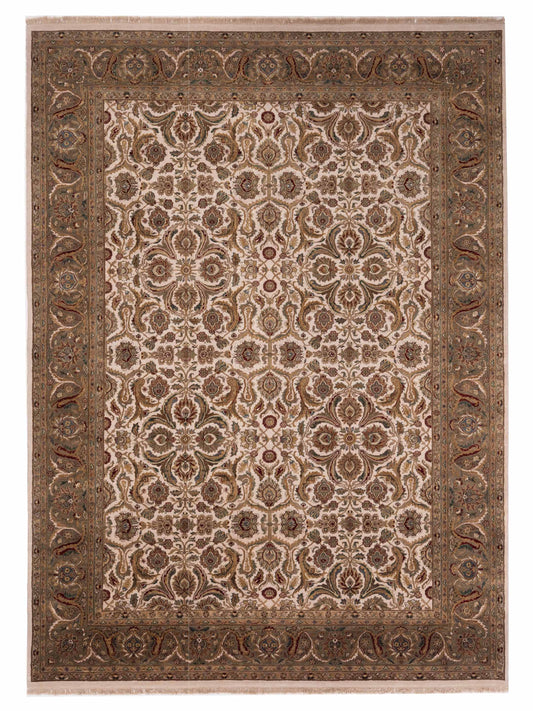 Rajpur Crown  Ivory Green Transitional