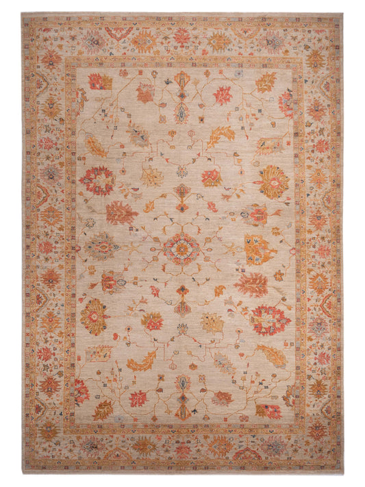 Anadol Angora Oushak  Ivory Ivory Traditional