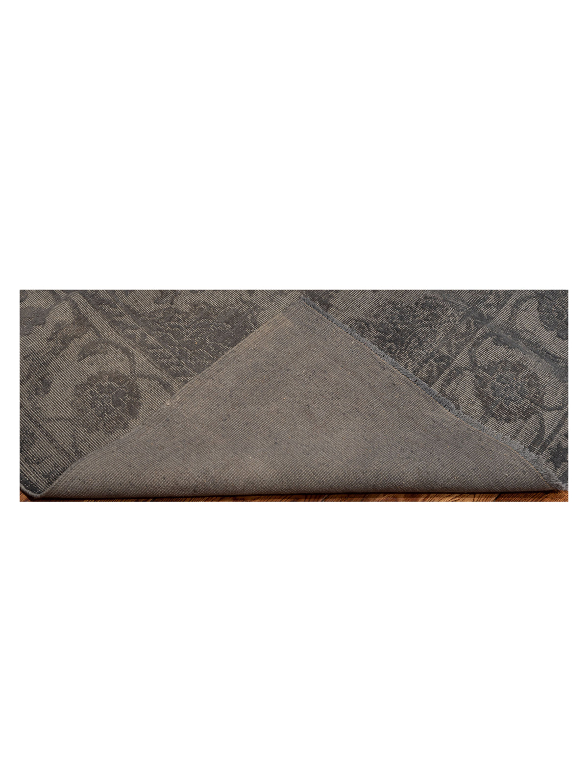 Vintage 88139 Gray 8x9.10 Hand Knotted Rug