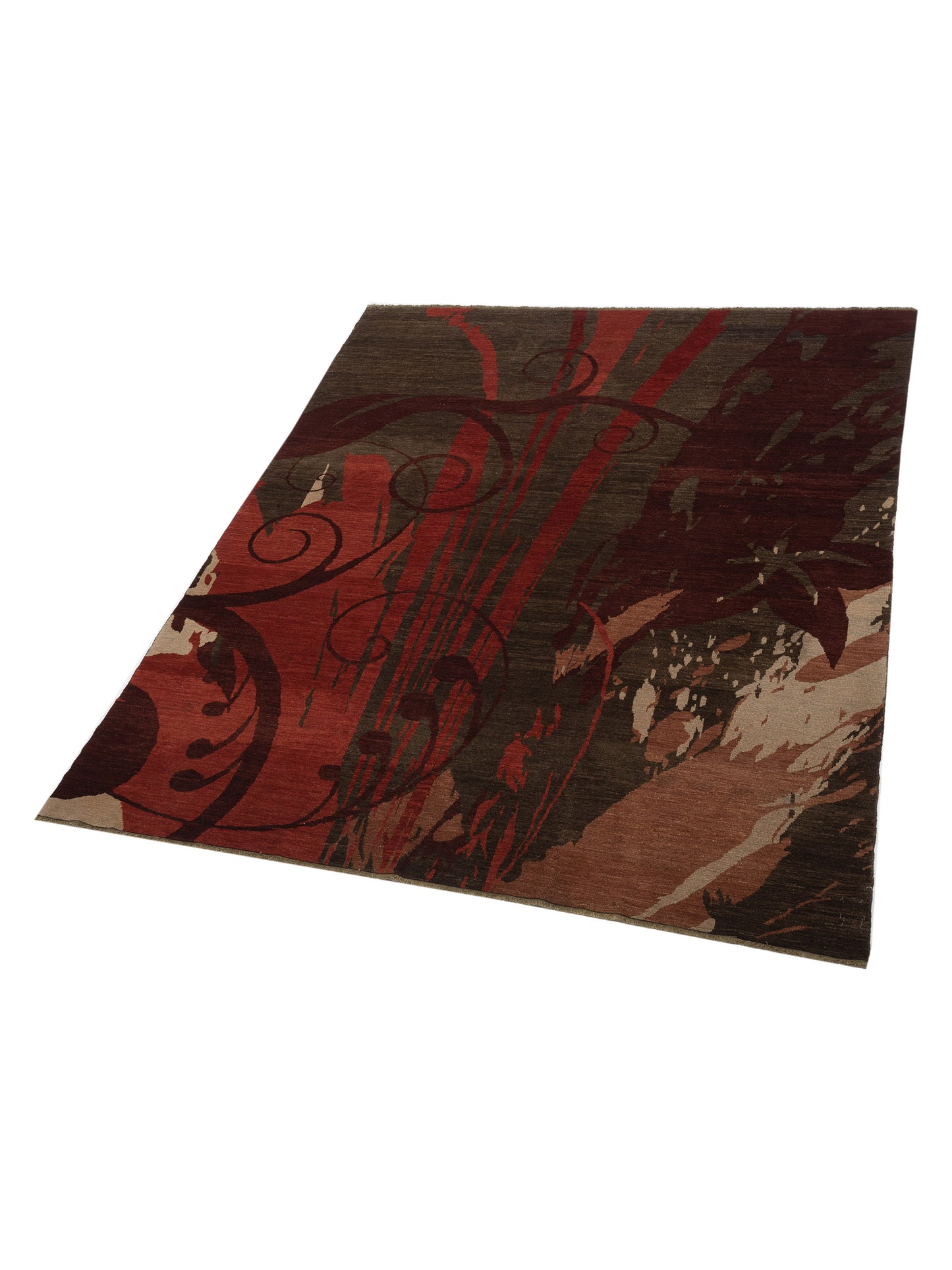 Defne Bedere Multi Multi 8.3x9.11 Hand Knotted Rug