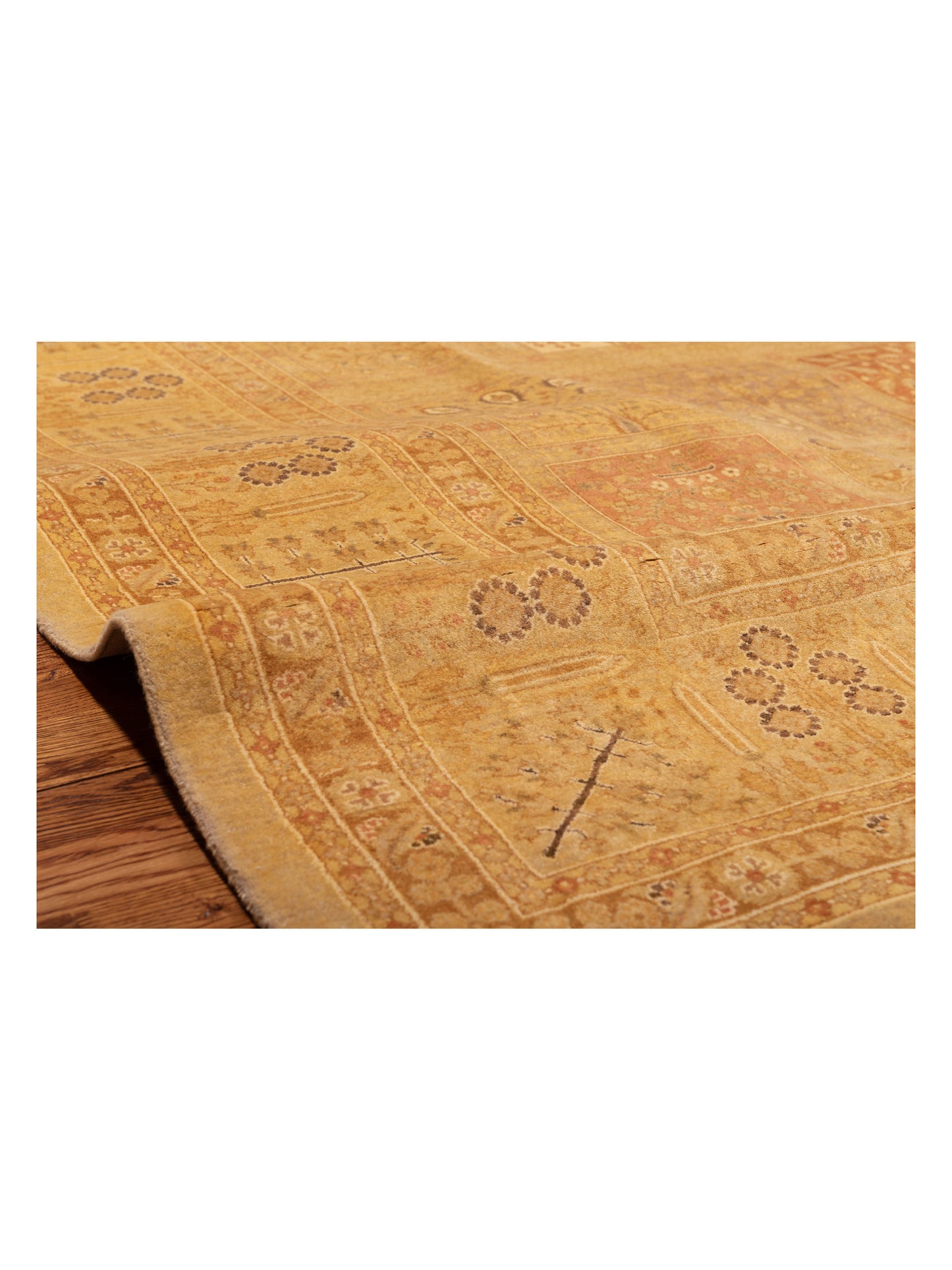 Haji Jalili 111419 Beige Brown 9.3x12.3 Hand Knotted Rug