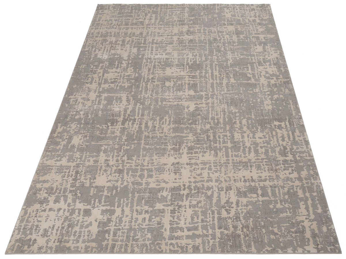 Palermo 130399 Silver Ivory 8.6x11.6 Machine Made Rug