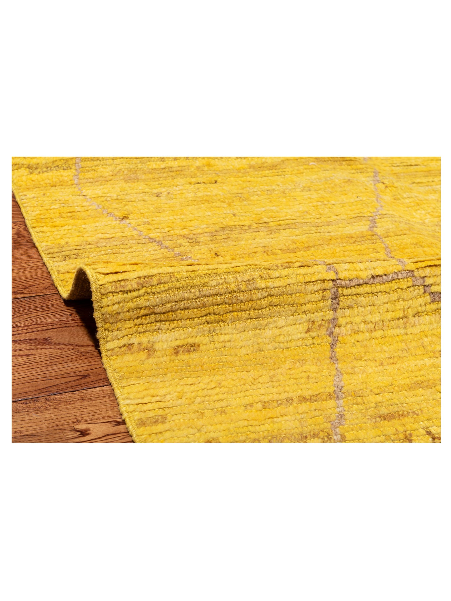 Berber Efes Yellow Naturel 9.1x12.8 Hand Knotted Rug