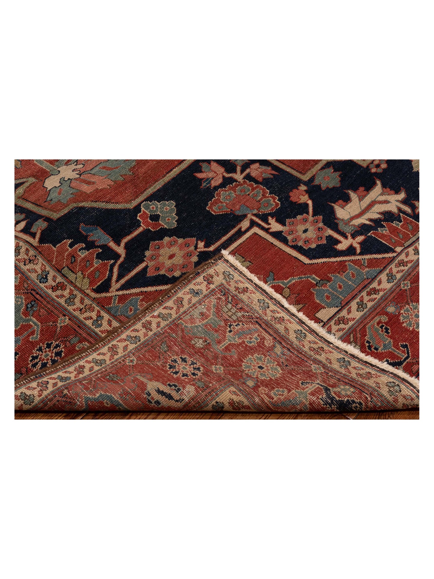 Persian Antique 147591 Red Navy 9.3x12.5 Hand Knotted Rugs