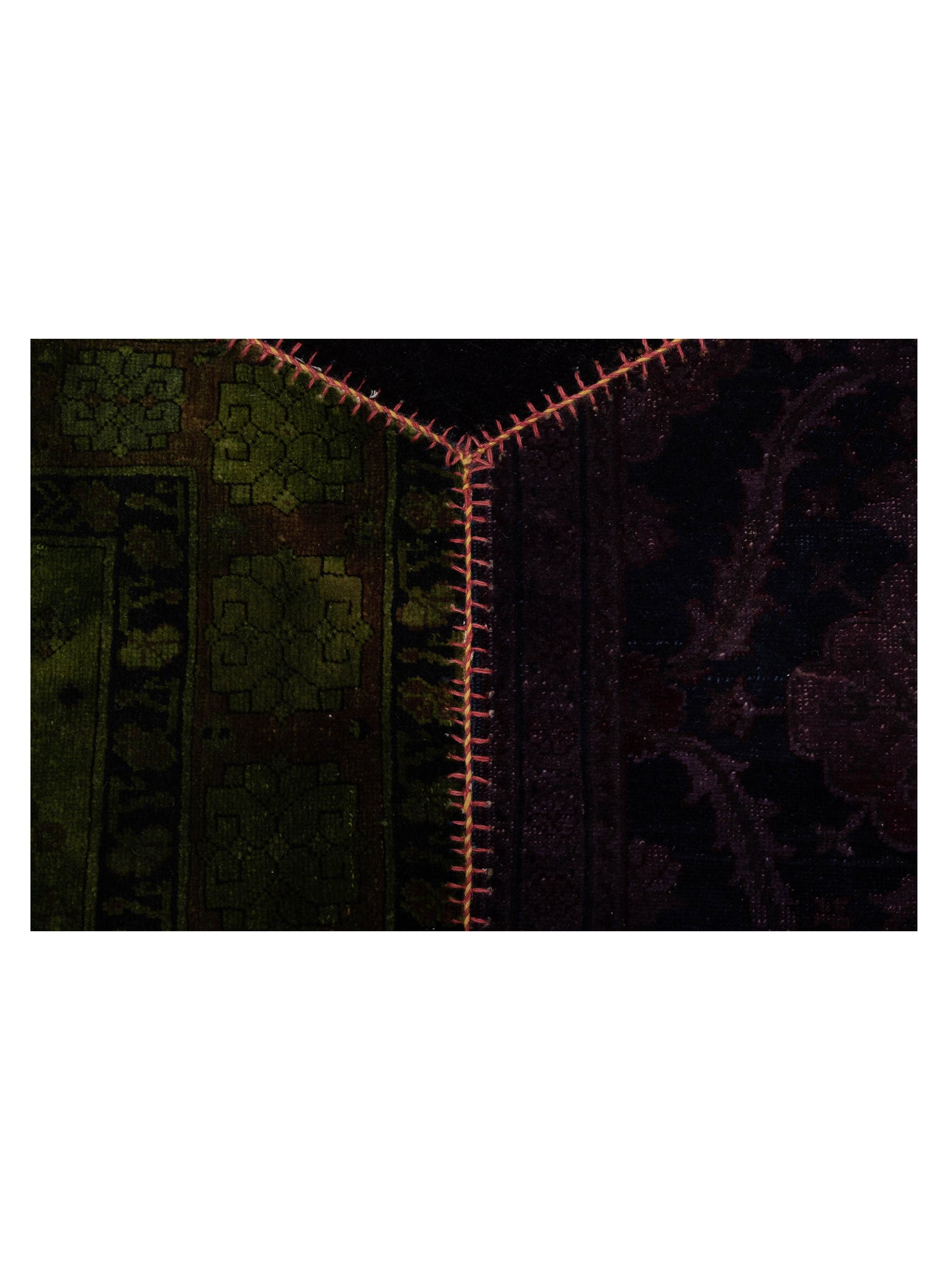 Turkish Vestige Patchwork 110264 Multi 9.6x9.7 Hand Knotted Rug