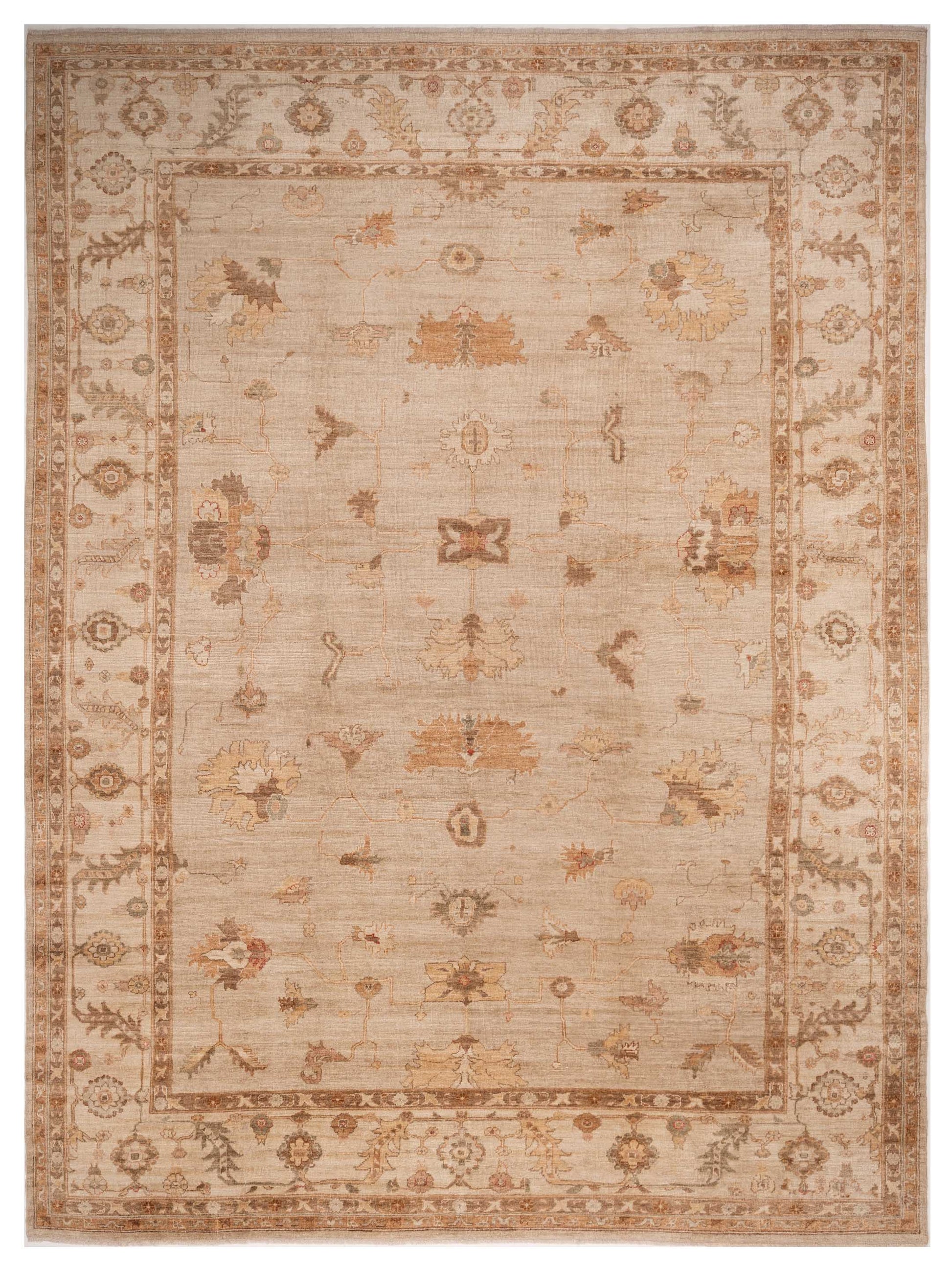 Anadol Angora Oushak  Silver Ivory Traditional