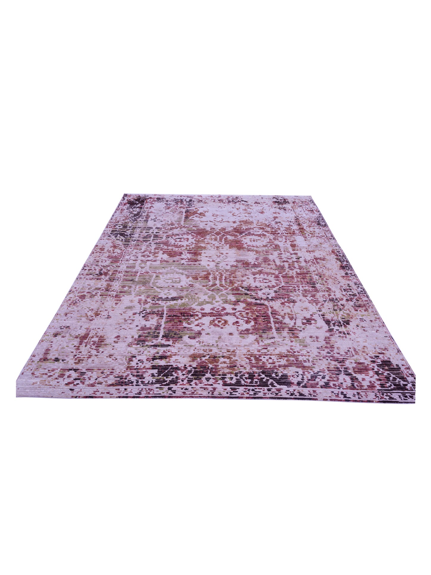 Tibetino 129534 Multi Multi 8.10x11.9 Hand Knotted Rug