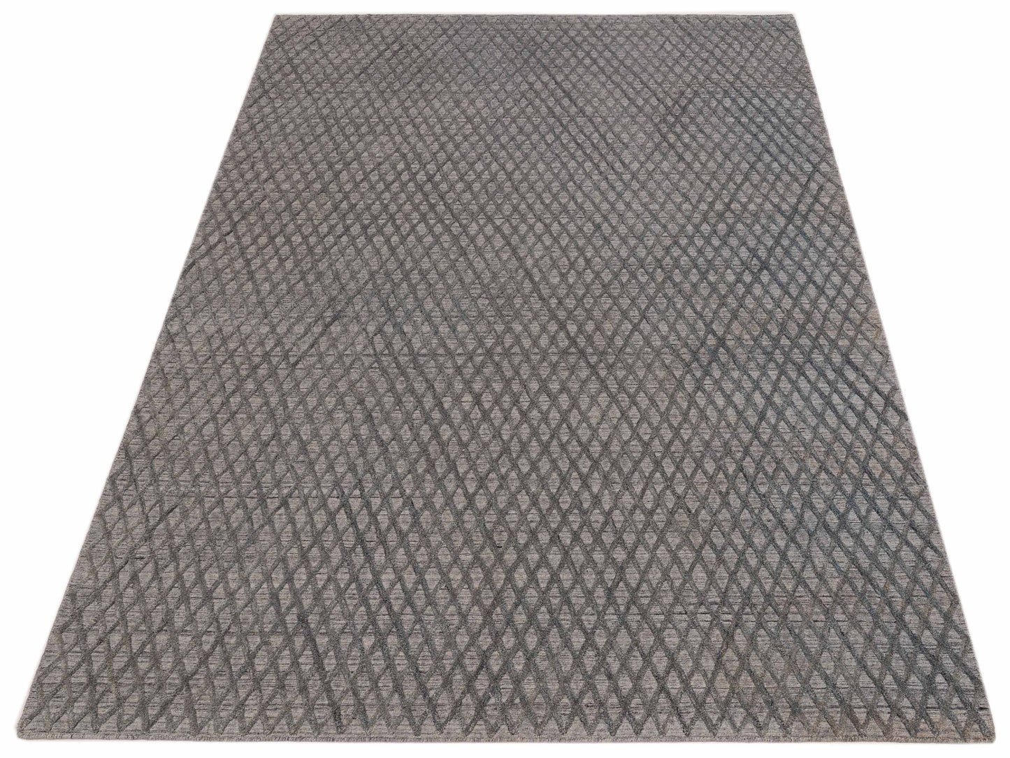 Himalayan 142591 Blue Gray 6x8.9 Hand Knotted Rug